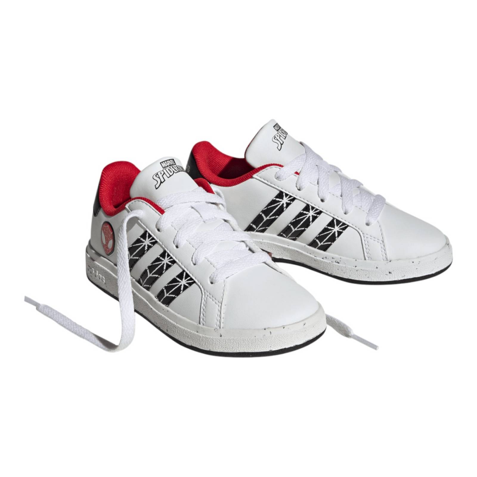 TENIS ADIDAS NIÑOS Blanco ADIDAS GRAND COURT X MARVEL SPIDER-MAN IG7169.
