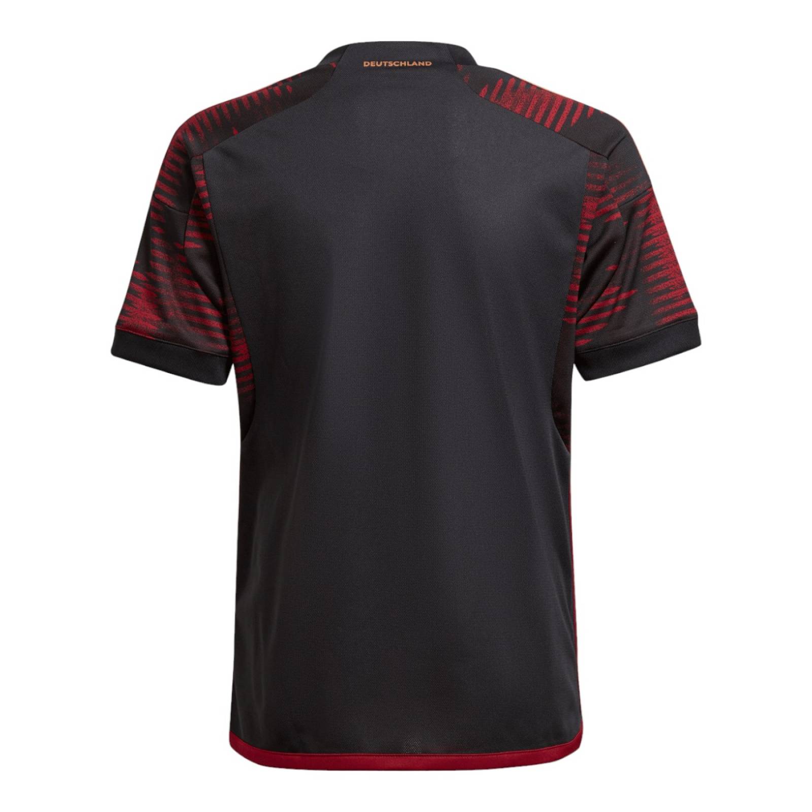 JERSEY ADIDAS NIÑO JUVENIL UNIFORME NEGRO DE VISITANTE ALEMANIA 22