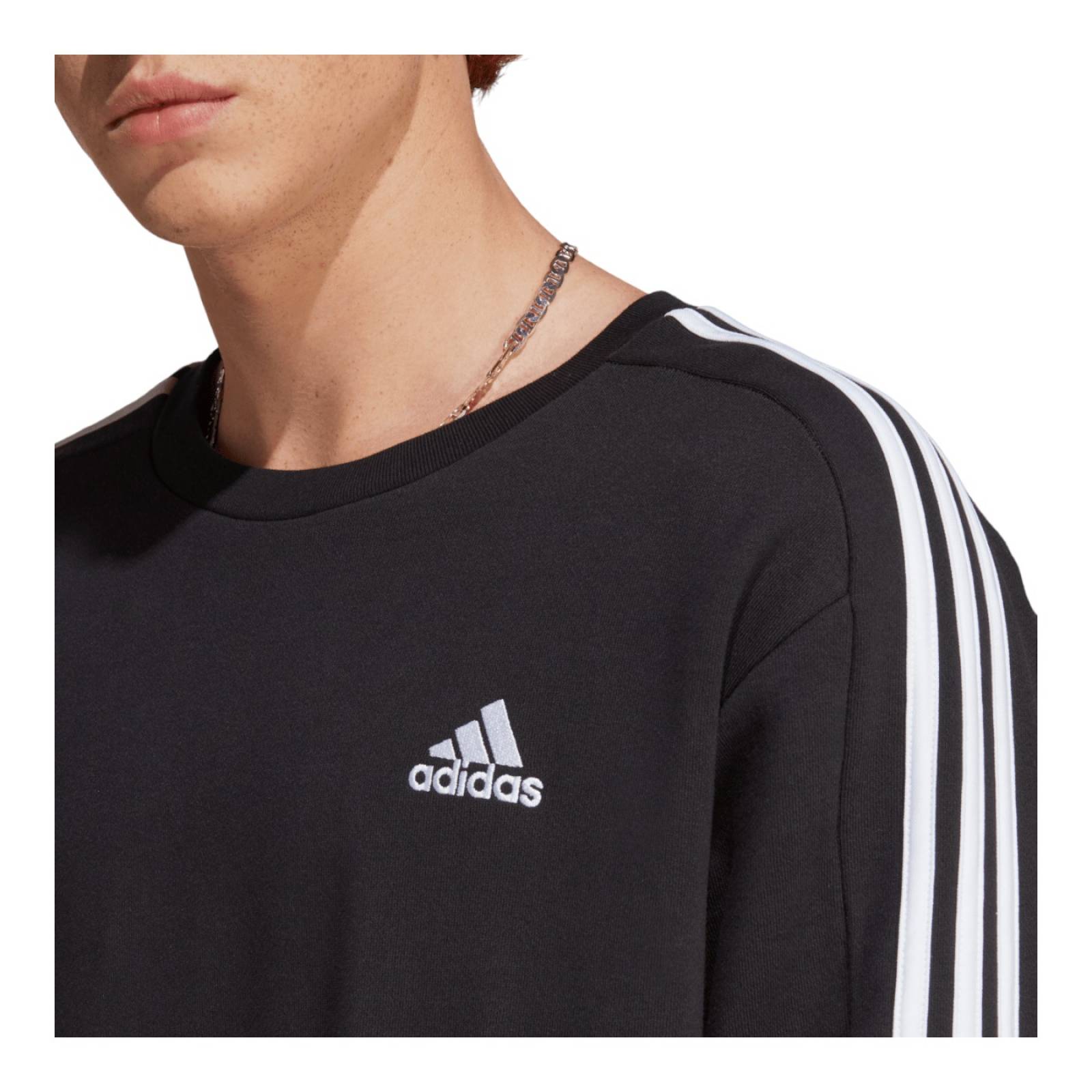 SUETER ADIDAS HOMBRE Negro ADIDAS M 3S FT SWT IC9317.