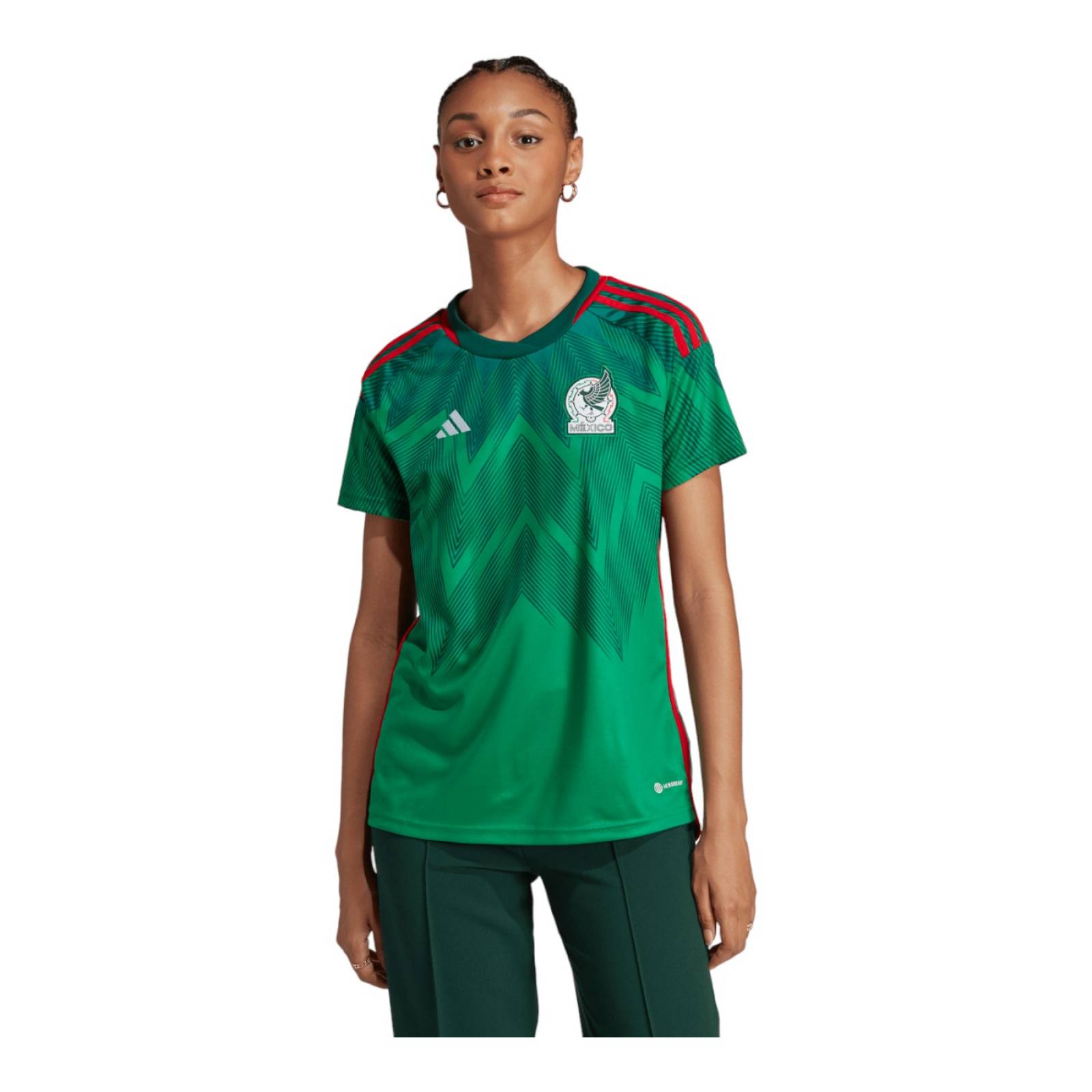 JERSEY LOCAL MC ADIDAS MUJER Verde ADIDAS FMF H JSY W HE8847