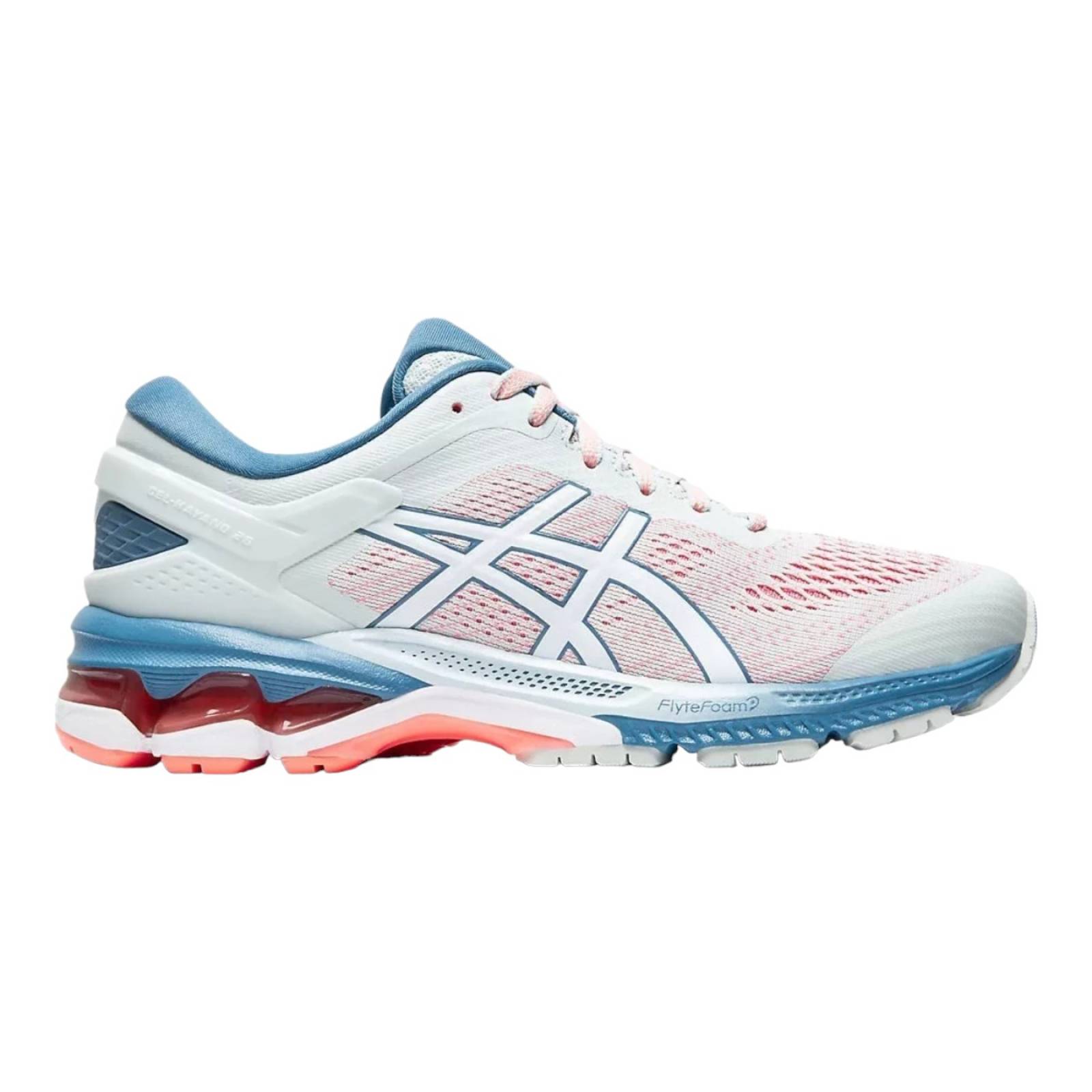 TENIS ASICS MUJER BLANCO ASICS GEL KAYANO 26 1012A457021 1012A457021.