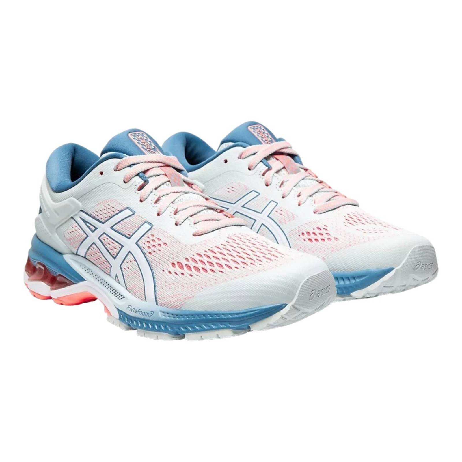 TENIS ASICS MUJER BLANCO ASICS GEL KAYANO 26 1012A457021 1012A457021.