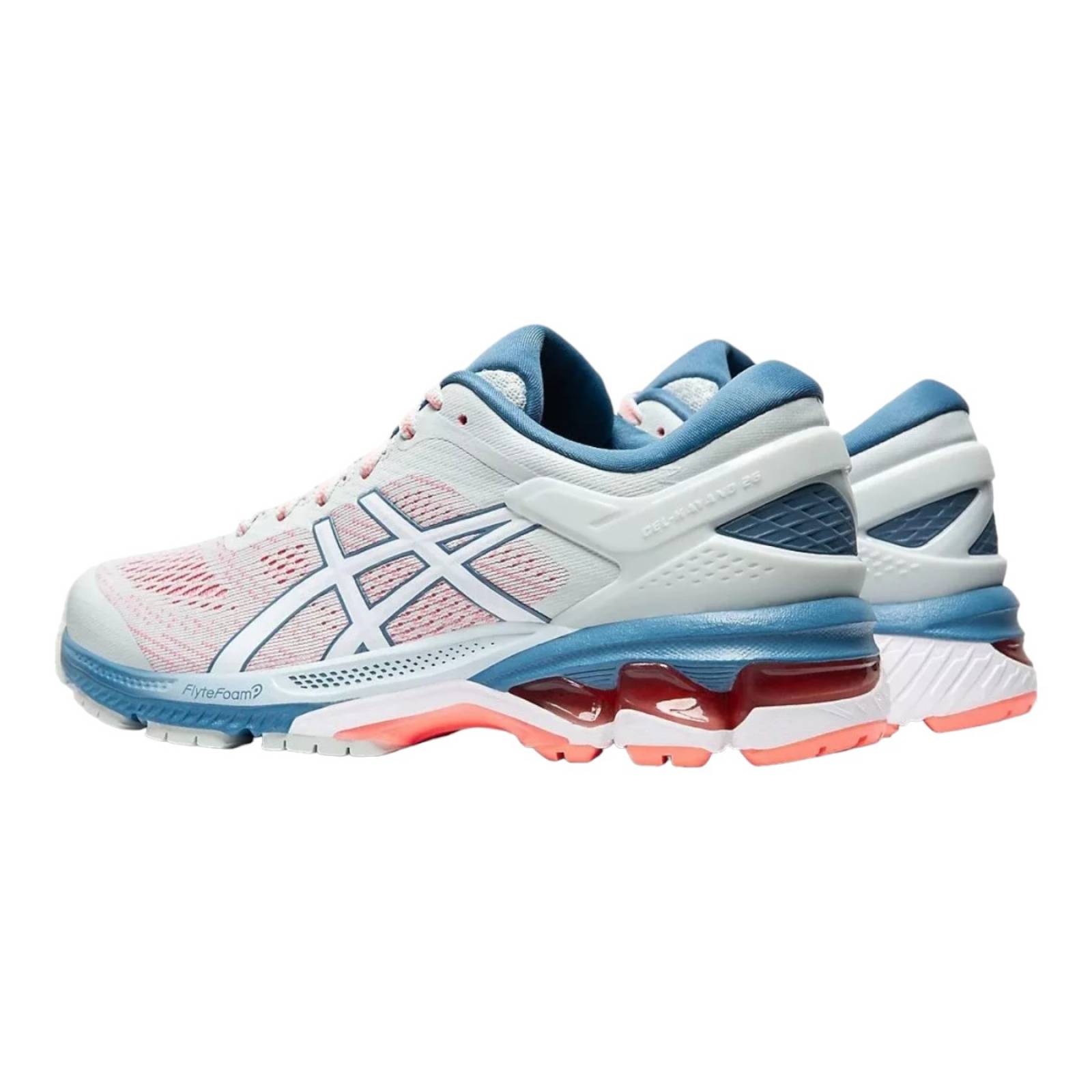 TENIS ASICS MUJER BLANCO ASICS GEL KAYANO 26 1012A457021 1012A457021.