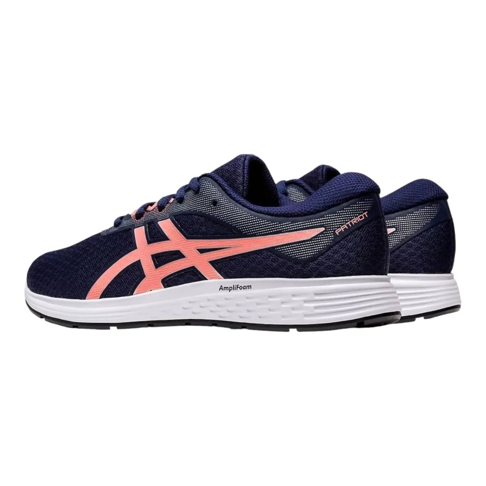 TENIS ASICS MUJER AZUL ASICS PATRIOT 11 1012A484400 1012A484400.