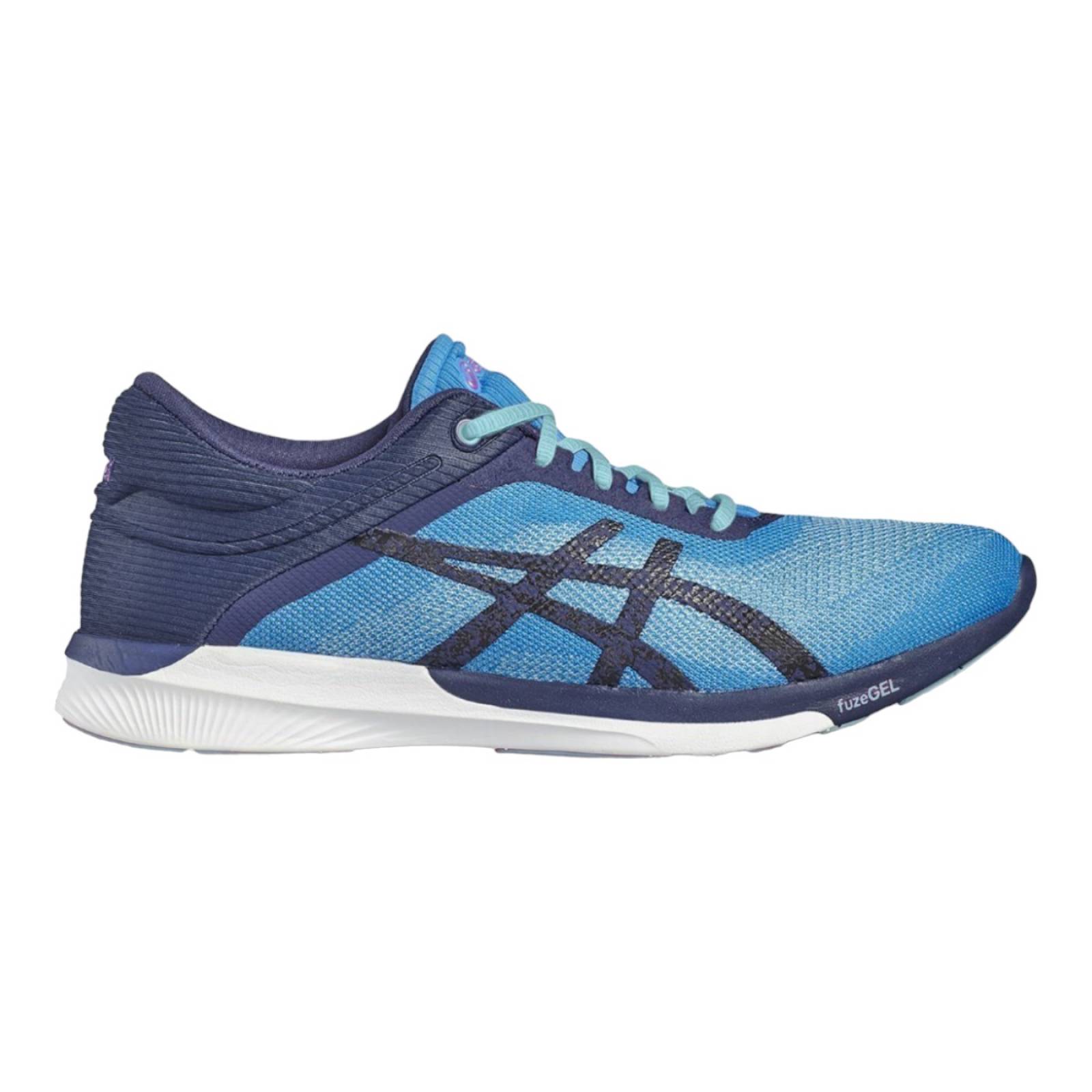 TENIS ASICS MUJER AZUL ASICS FUZEX RUSH T768N4349 T768N4349.