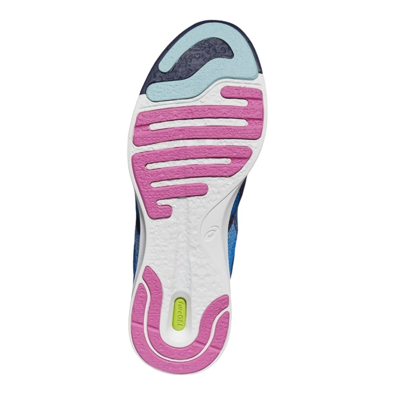TENIS ASICS MUJER AZUL ASICS FUZEX RUSH T768N4349 T768N4349.