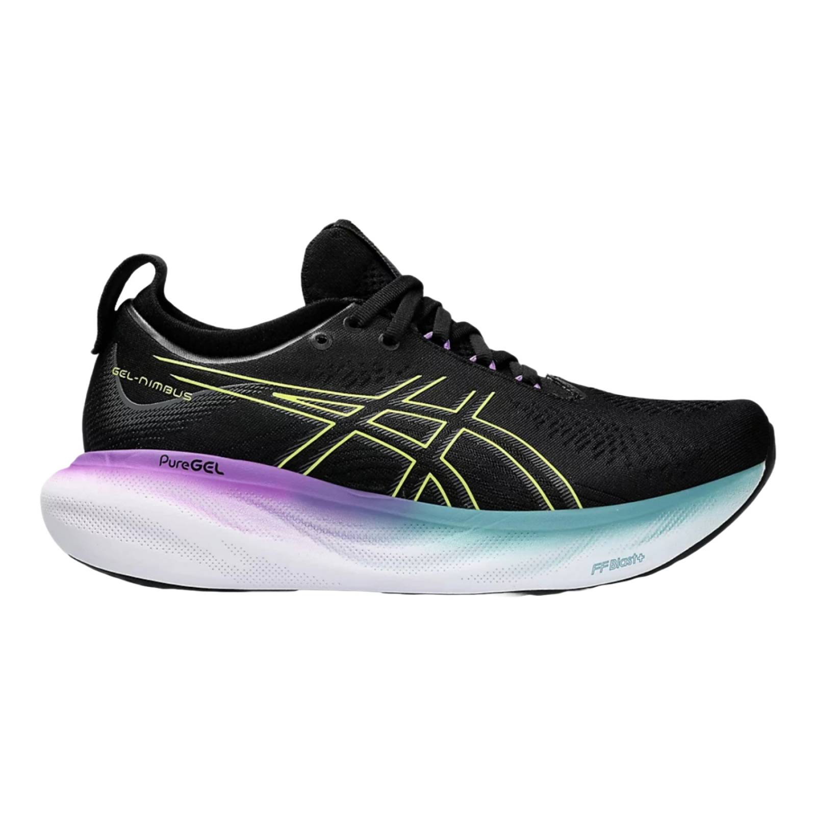 TENIS ASICS MUJER NEGRO ASICS NIMBUS 25 1012B356004.