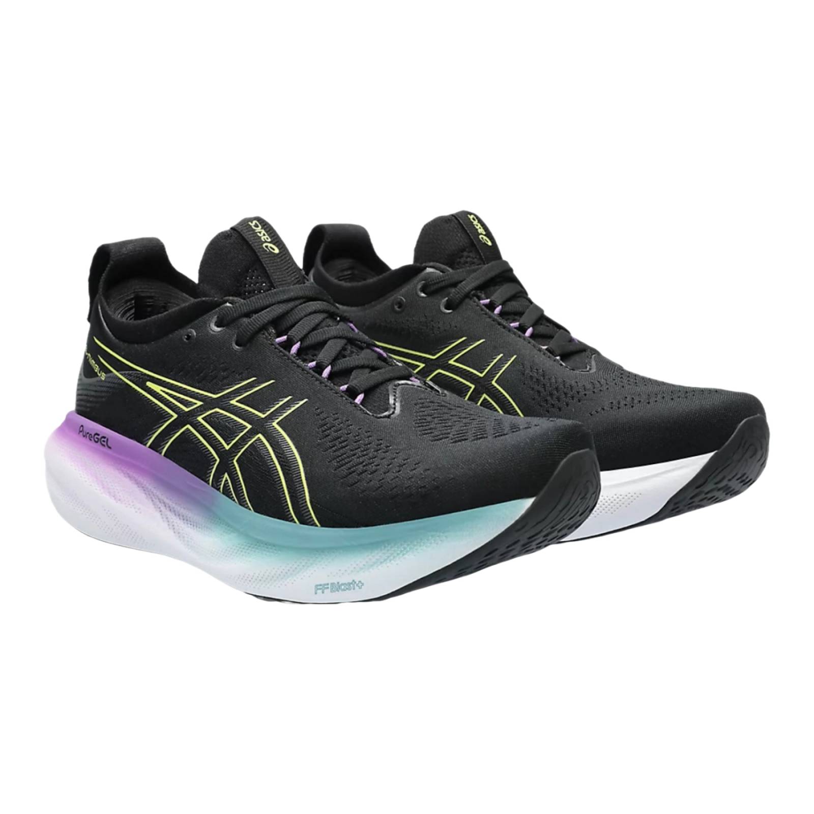 TENIS ASICS MUJER NEGRO ASICS NIMBUS 25 1012B356004.