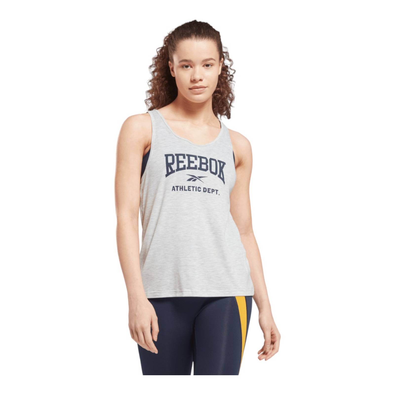 PLAYERA REEBOK MUJER GRIS REEBOK WOR Supremium Tank HH8073.