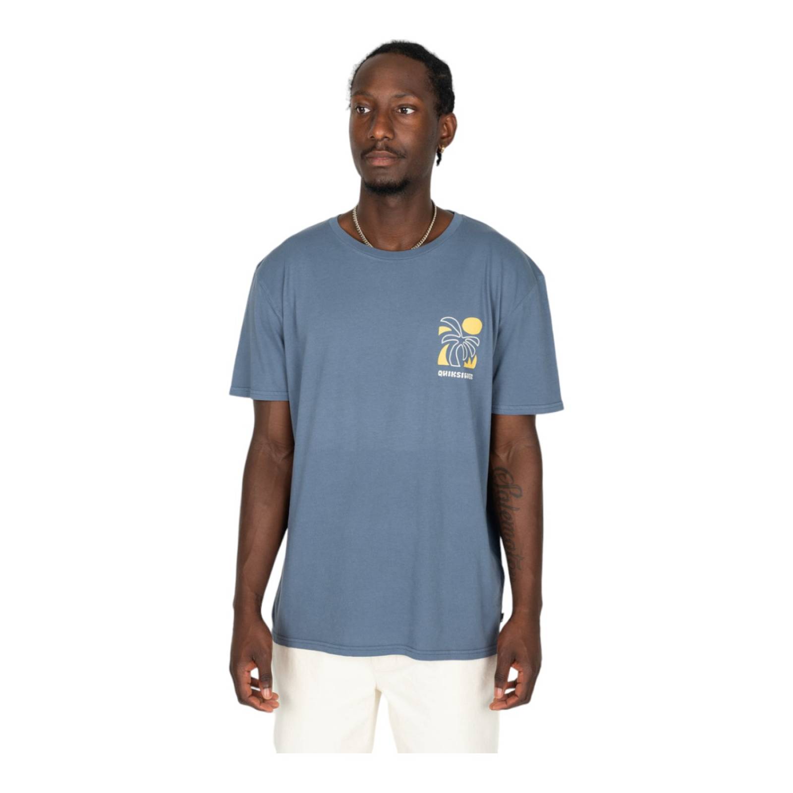 PLAYERA QUIKSILVER HOMBRE AZUL QUIKSILVER SUMMER HOPE MTZ AQYZT09419BYG0