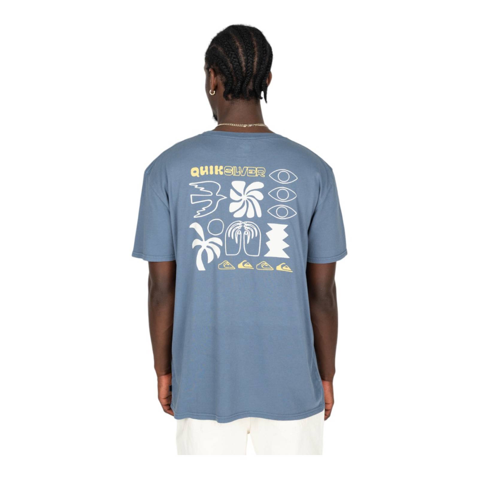 PLAYERA QUIKSILVER HOMBRE AZUL QUIKSILVER SUMMER HOPE MTZ AQYZT09419BYG0