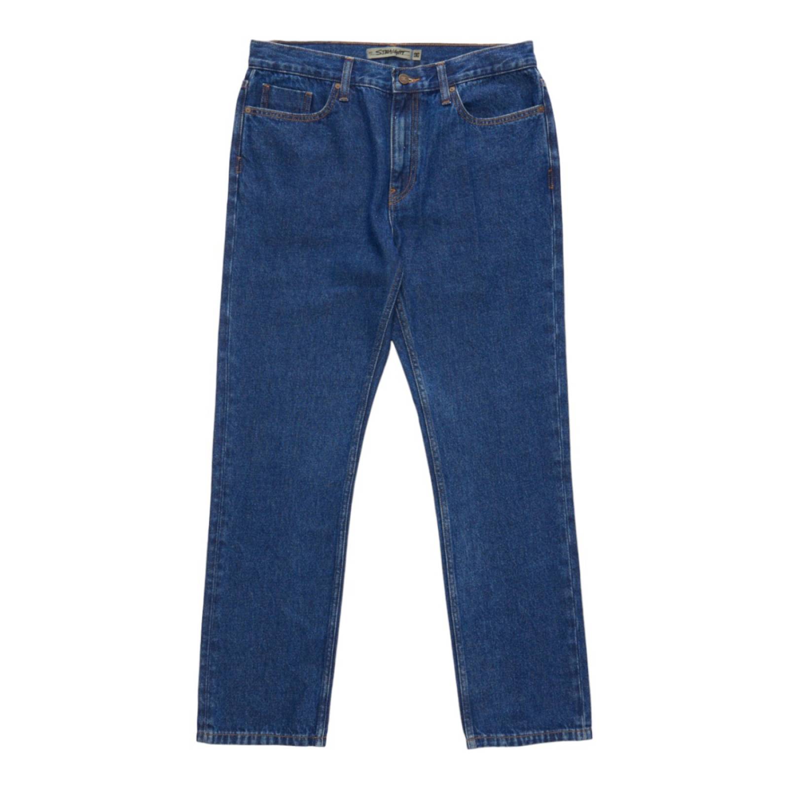 PANTALON DC SHOES HOMBRE AZUL DC SHOES WORKER STRAIGHT ADYDP03072BSNW.