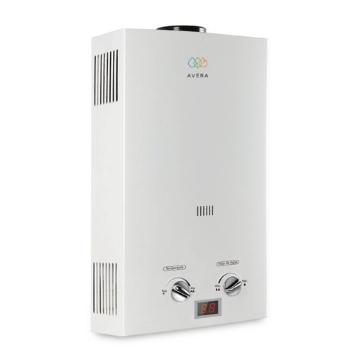 Calentador Boiler de Agua Instantáneo para Gas Natural 1 servicio Avera C6LNAT
