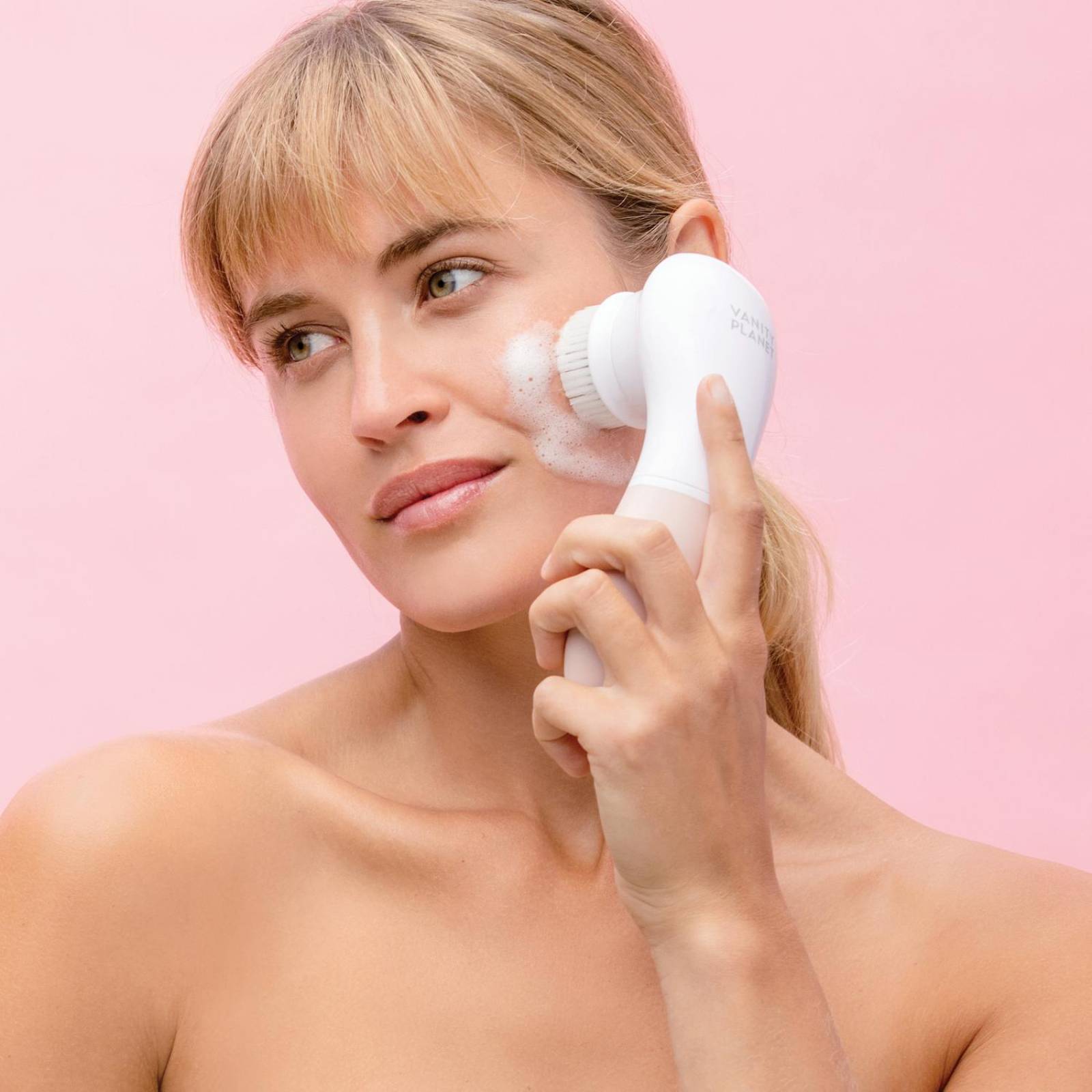 Vanity Planet Cepillo de Limpieza Facial Raedia Rosa