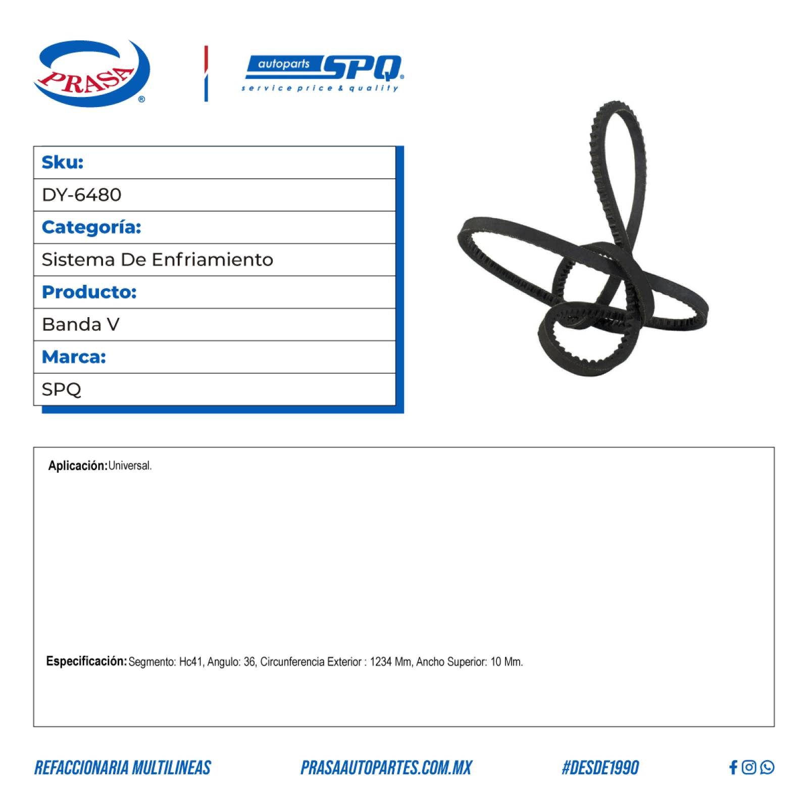 Banda V, SPQ; Universal