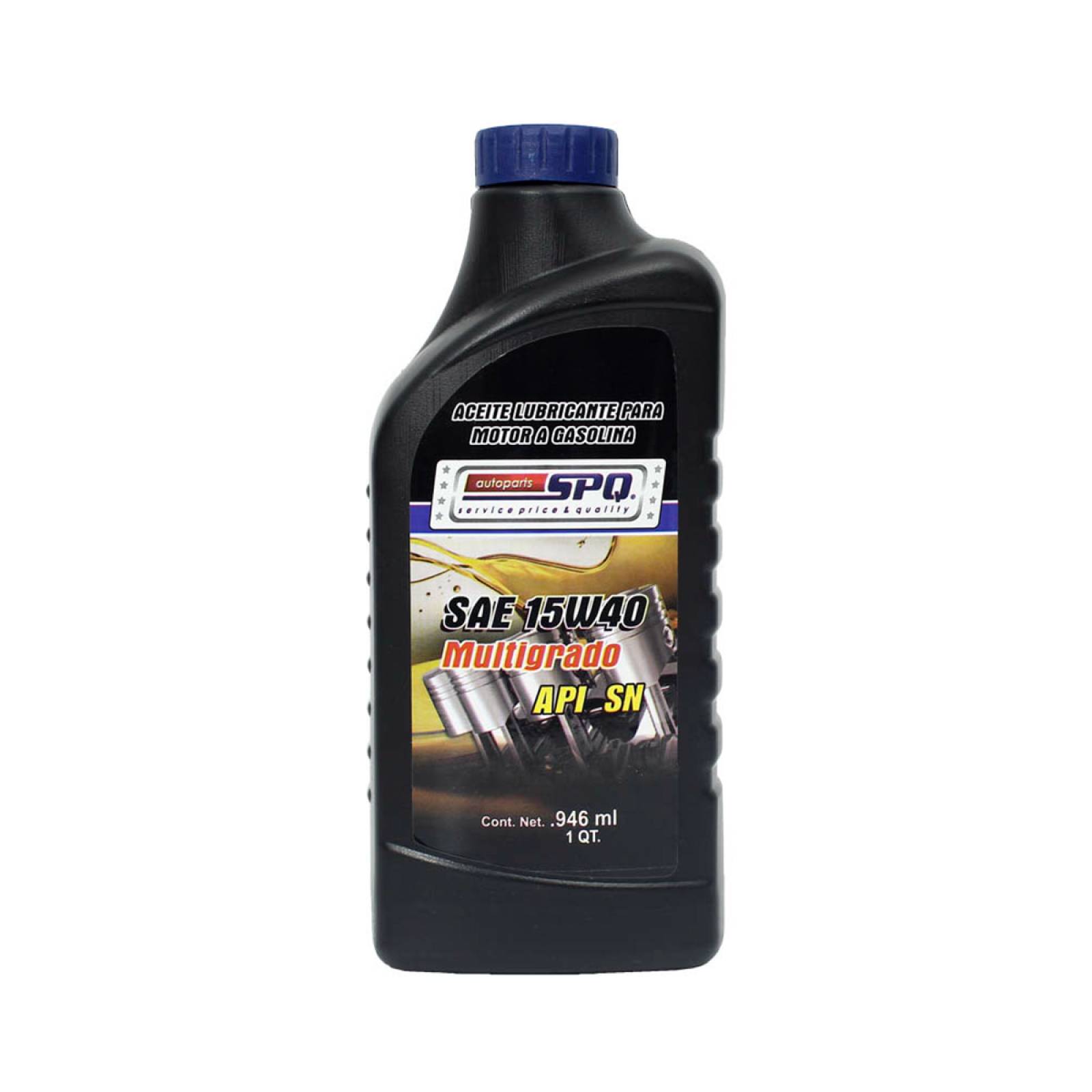 Aceite De Motor SN Mineral, SPQ; Universal. 1L.