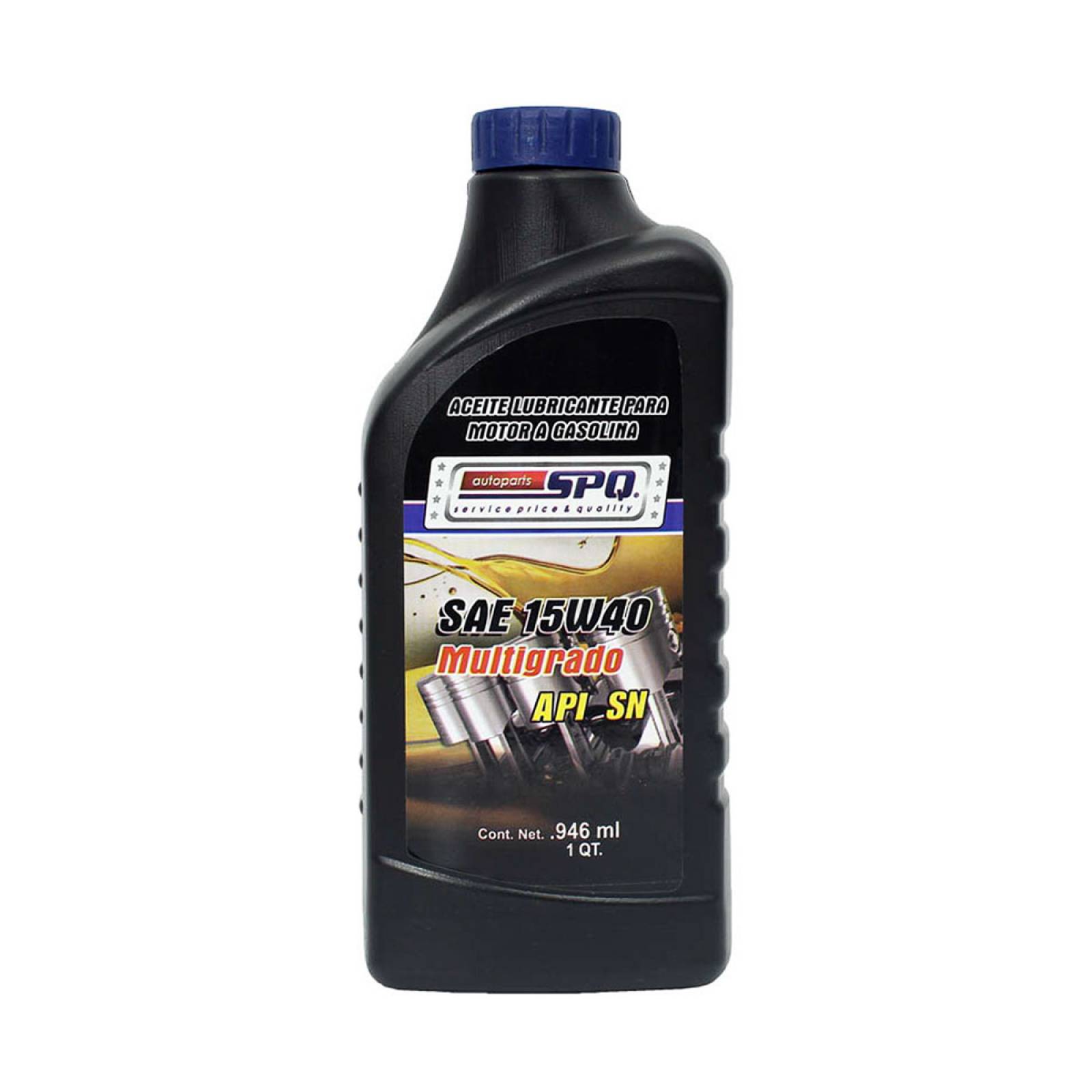 Aceite De Motor SN Mineral, SPQ; Universal. 1L.