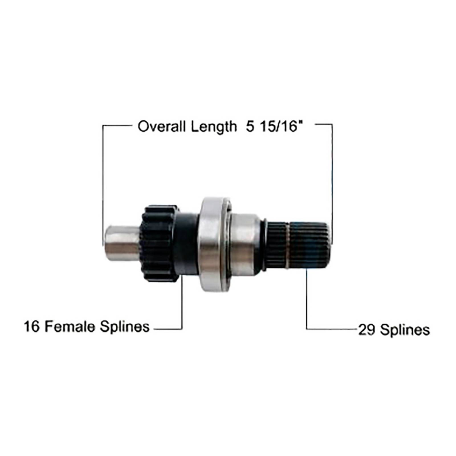 Flecha Homocinetica, SPQ; Para Dodge Ram 1500 2006-2011 V6; 3.7