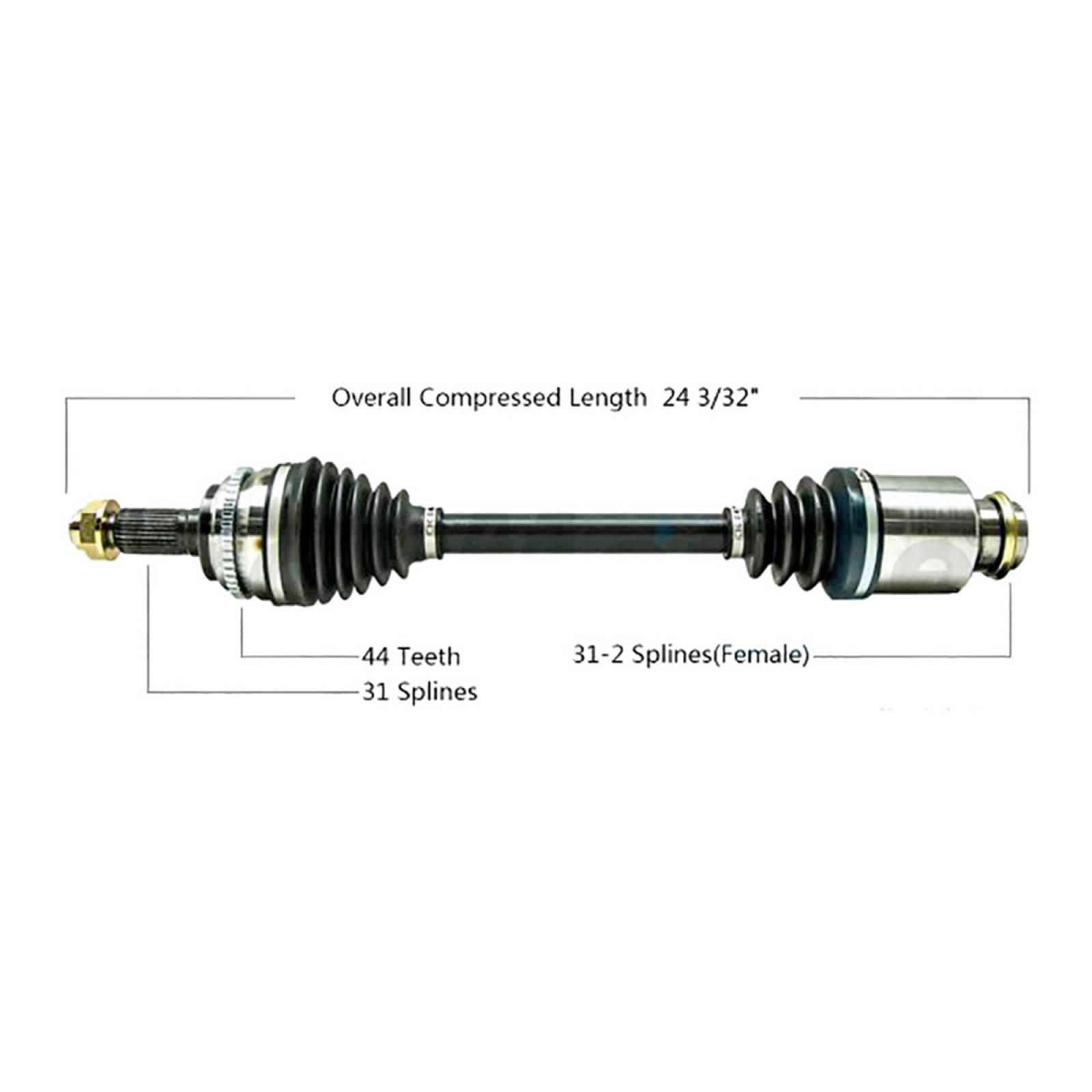 Flecha Homocinetica, SPQ; Para Mazda Cx-9 2007-2008 V6; 3.5