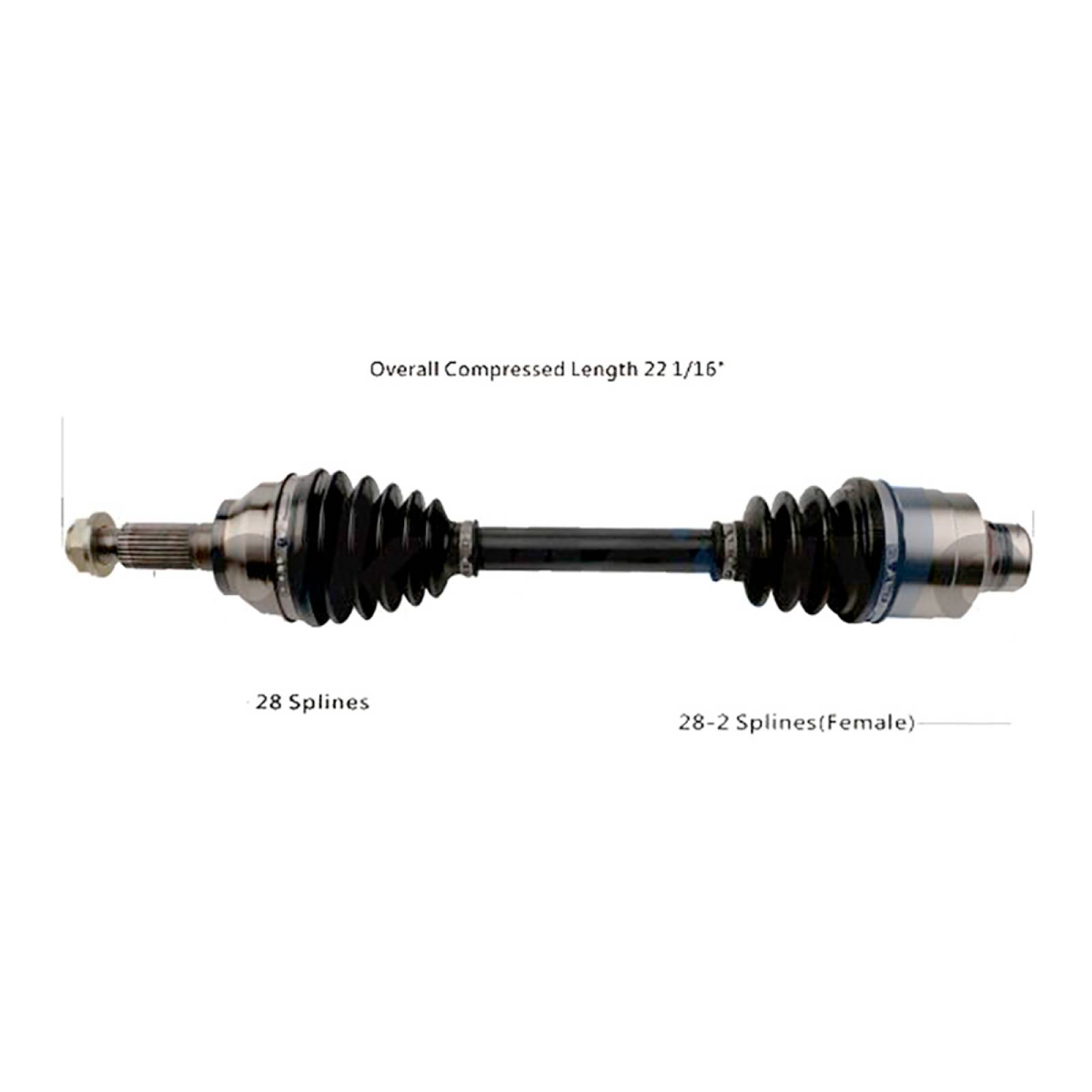 Flecha Homocinetica, SPQ; Para Mazda Mazda 3 2012-2013 L4; 2
