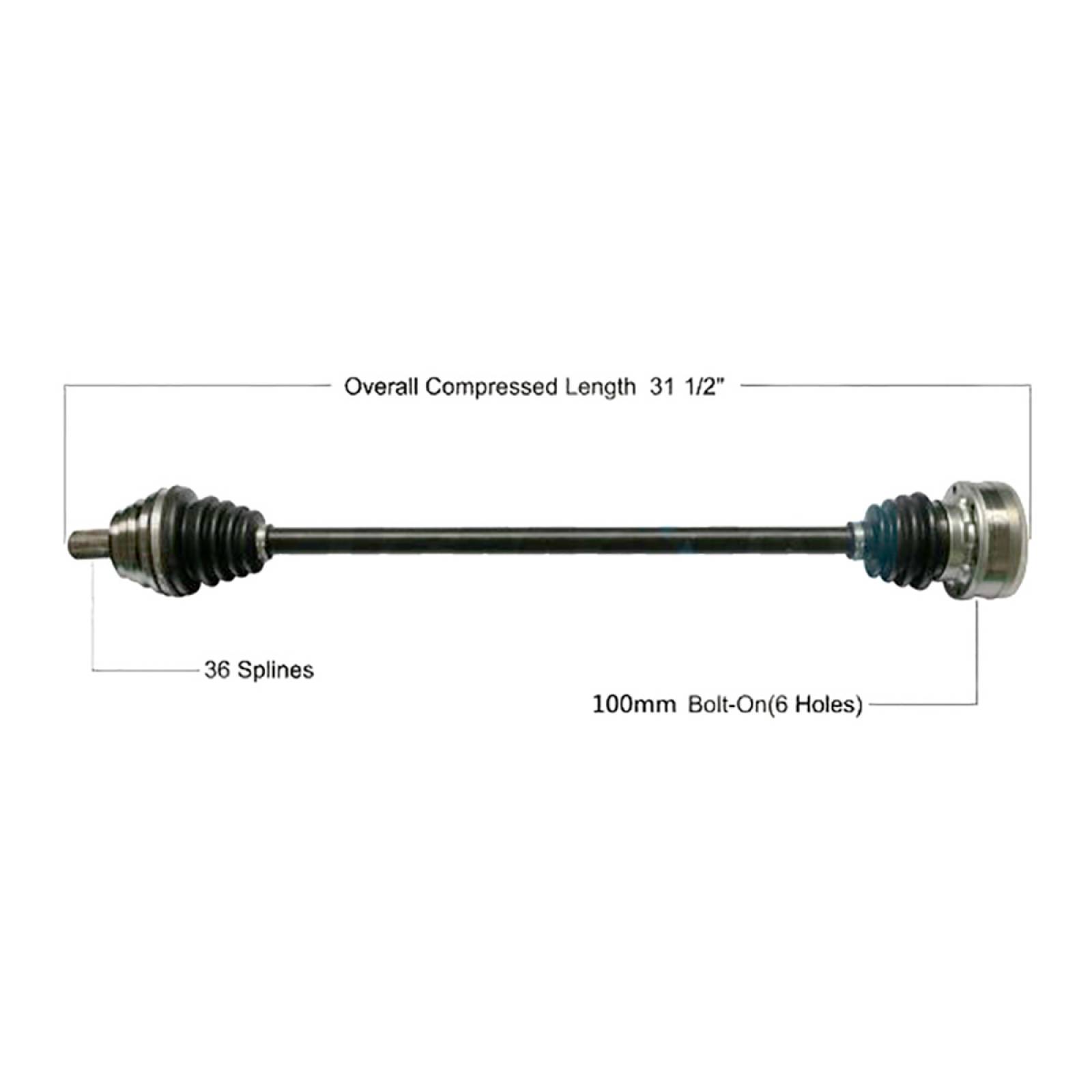 Flecha Homocinetica, SPQ; para Volkswagen Jetta L4; (1.4) 2014-2017
