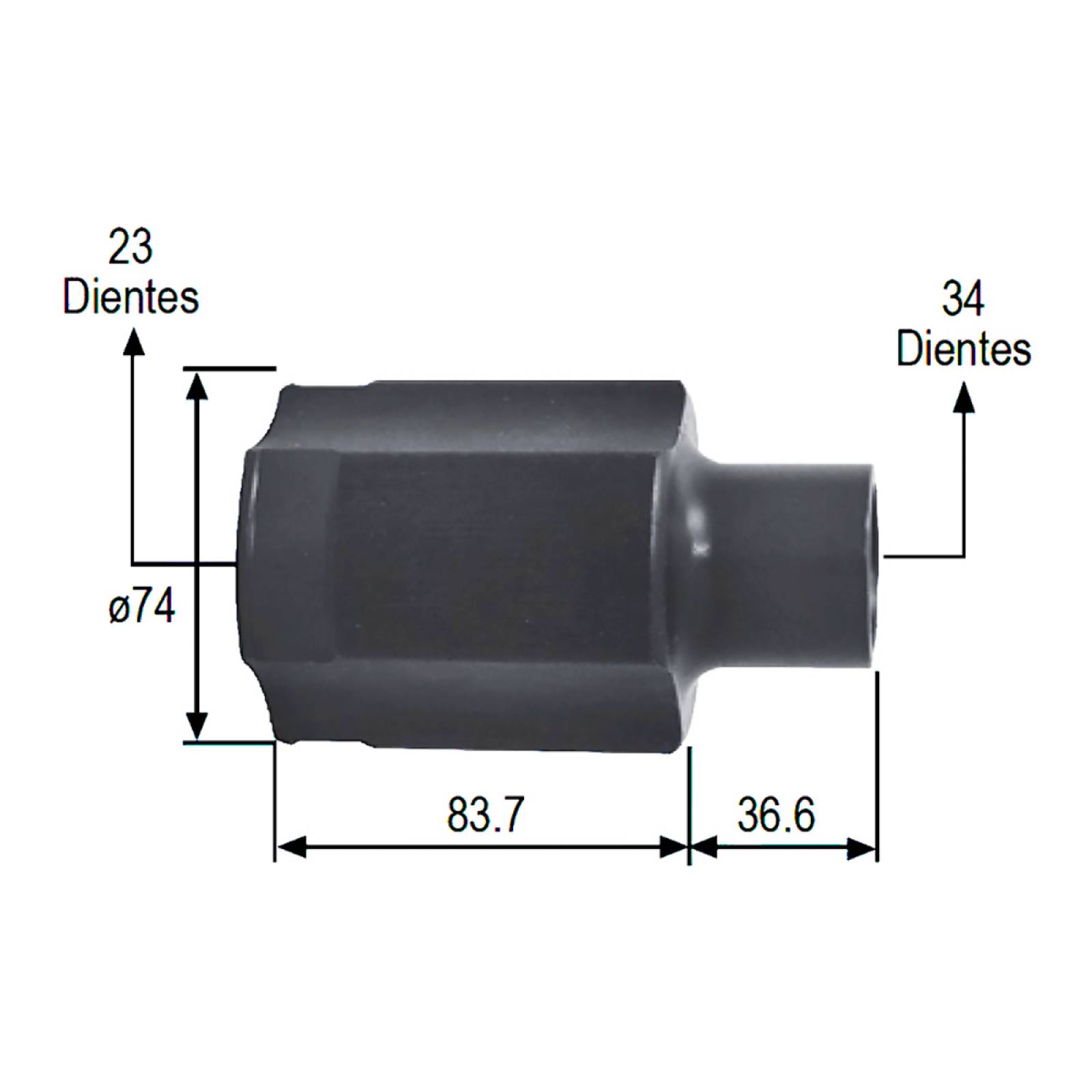 Junta Lado Caja, SPQ; para Chevrolet Trax L4; (1.8) 2013-2015