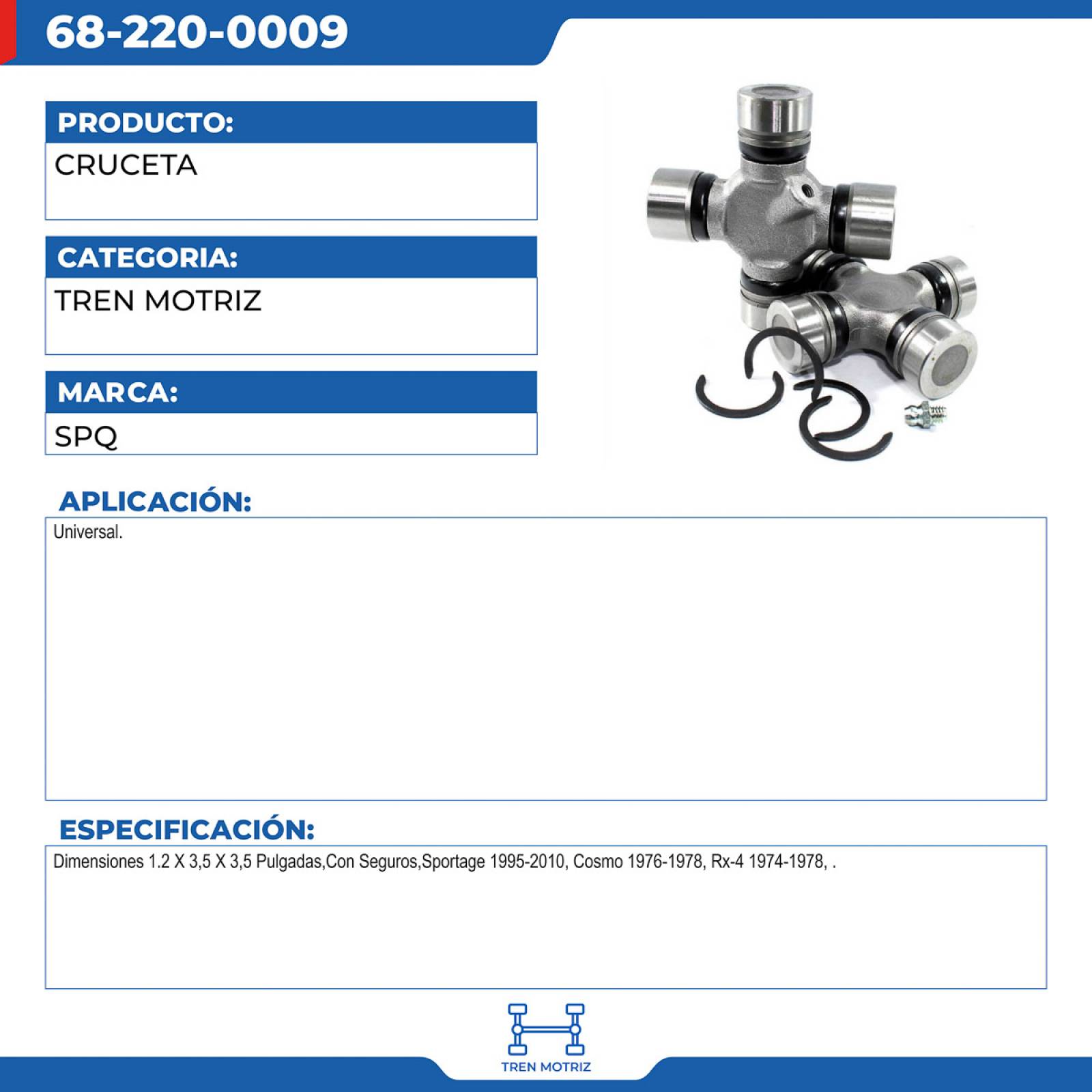 Cruceta, SPQ; Universal
