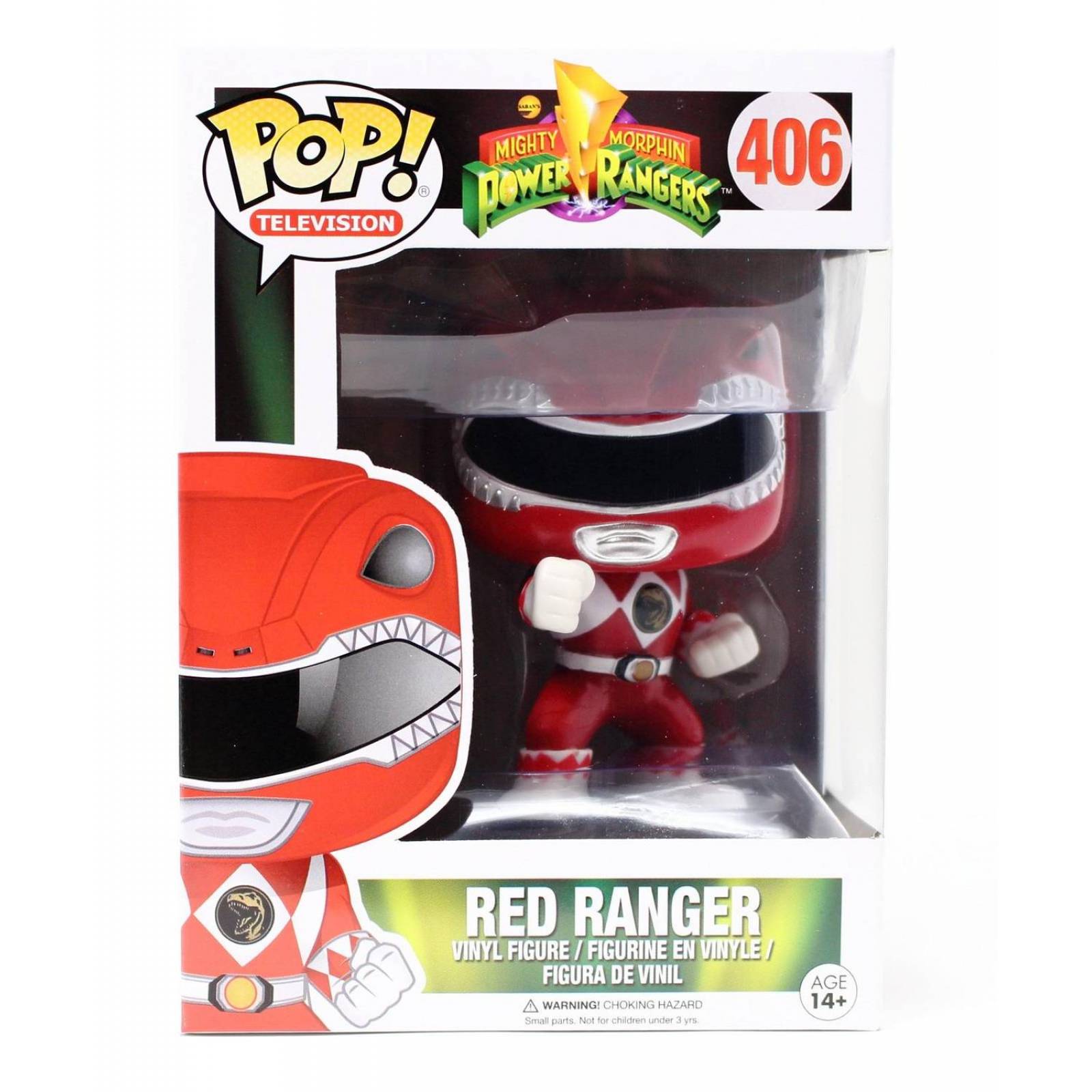 Funko Pop Figura Power Rangers Red Ranger 406