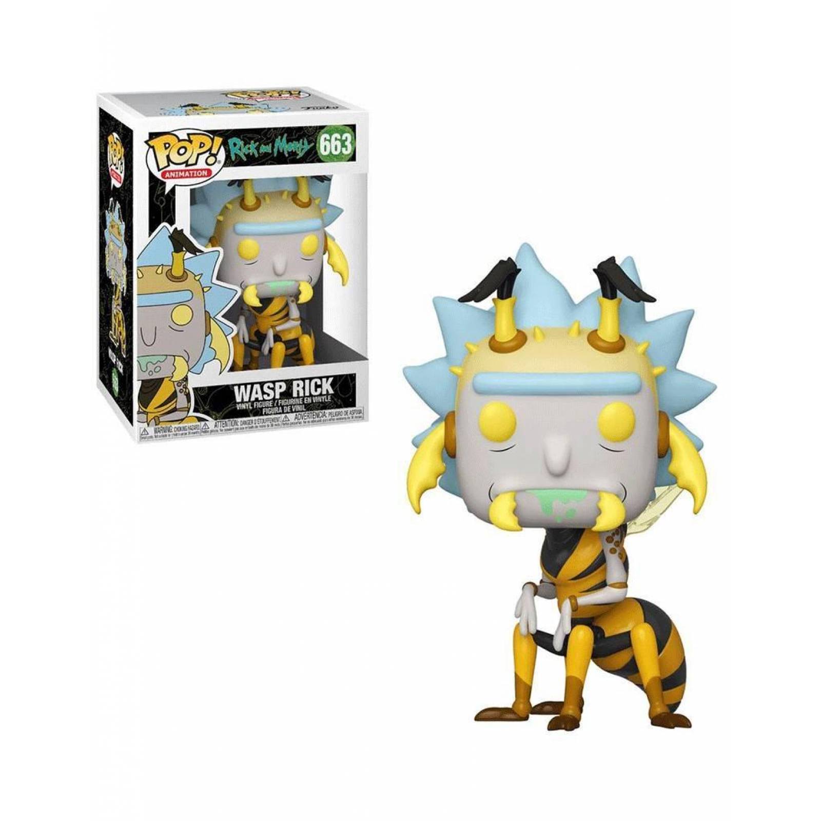 Funko Pop Figura Rick And Morty Wasp Rick 663