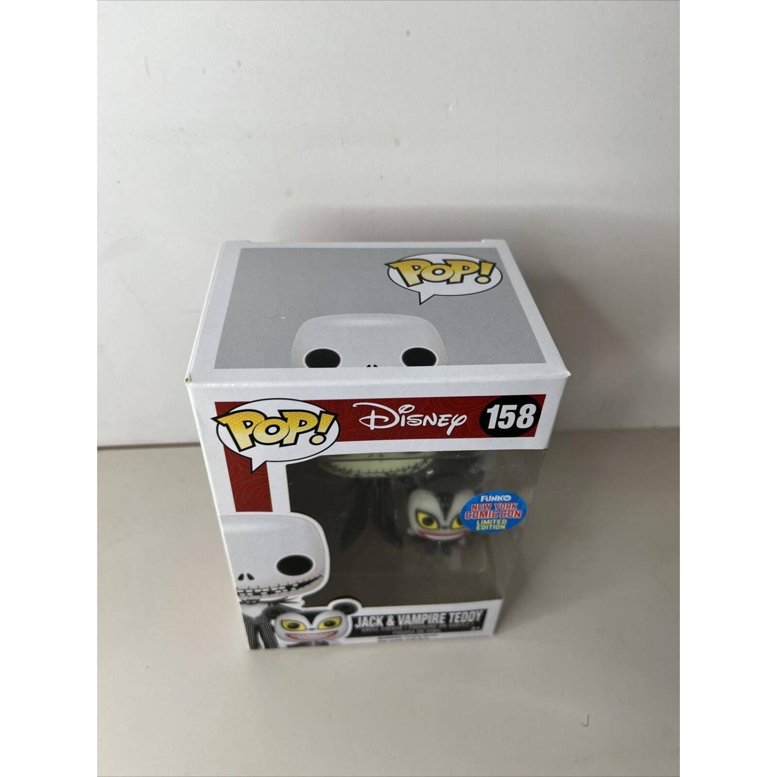 Funko Pop Figura Disney Jack & Vampire Teddy 158 Limited Comic Con 