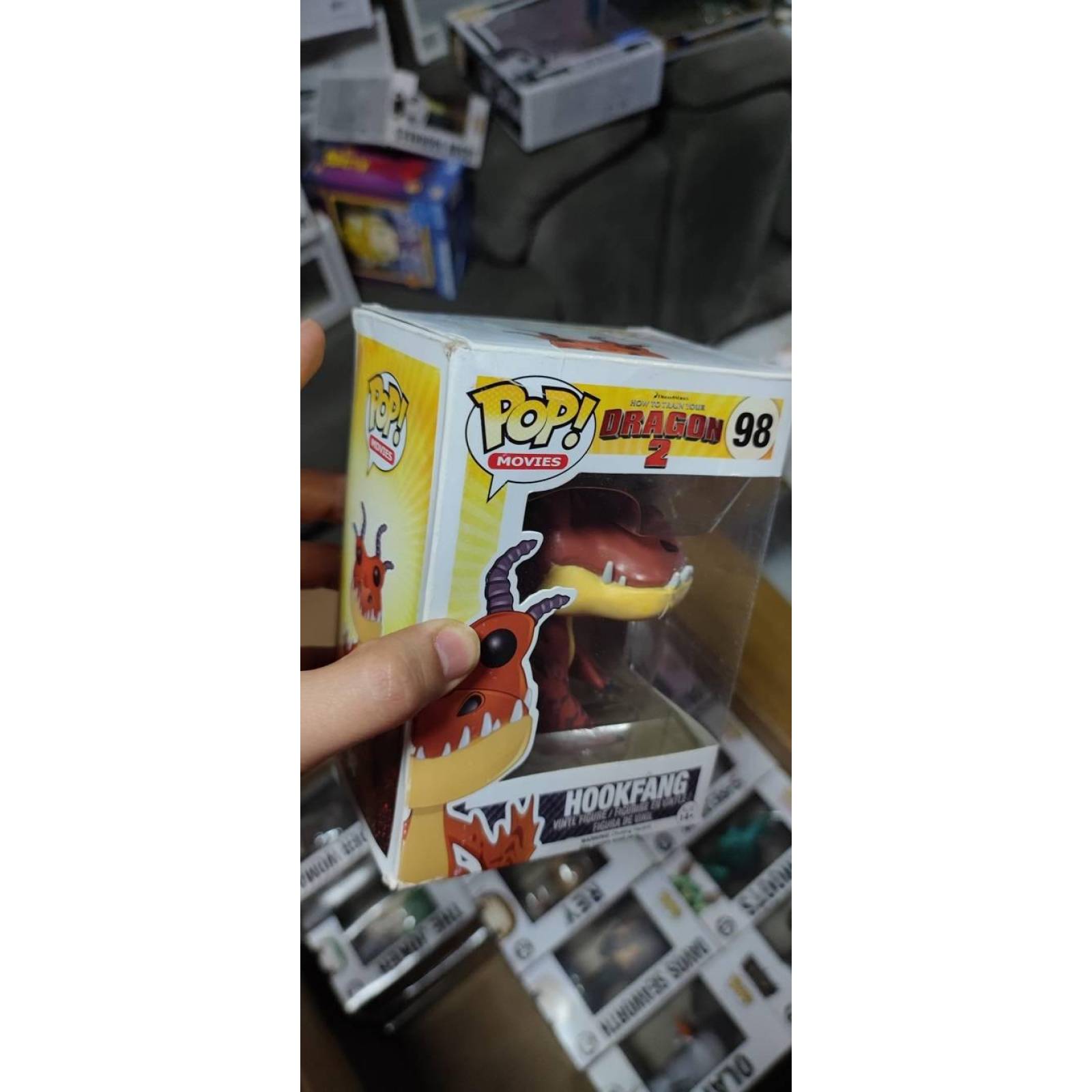 Funko Pop Dragon 2 Hookfang 98 DAÑO 