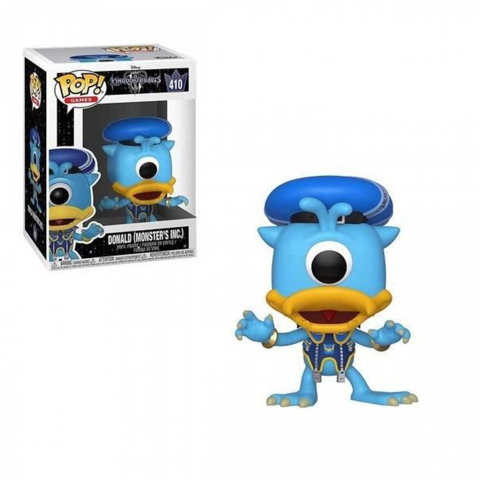 Funko Pop Kingdom Hearts Donald Monsters Inc 410 DAÑO 