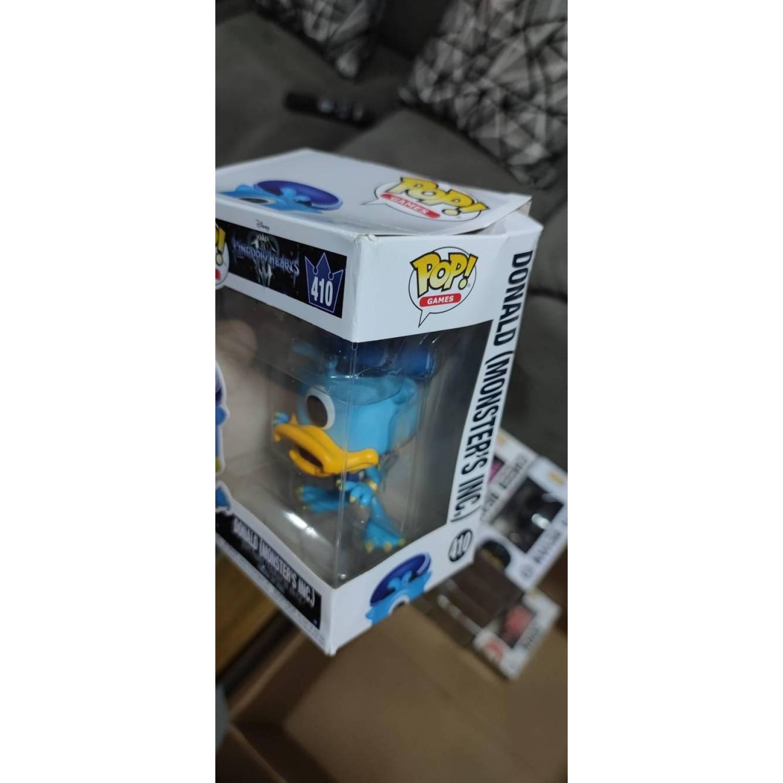 Funko Pop Kingdom Hearts Donald Monsters Inc 410 DAÑO 