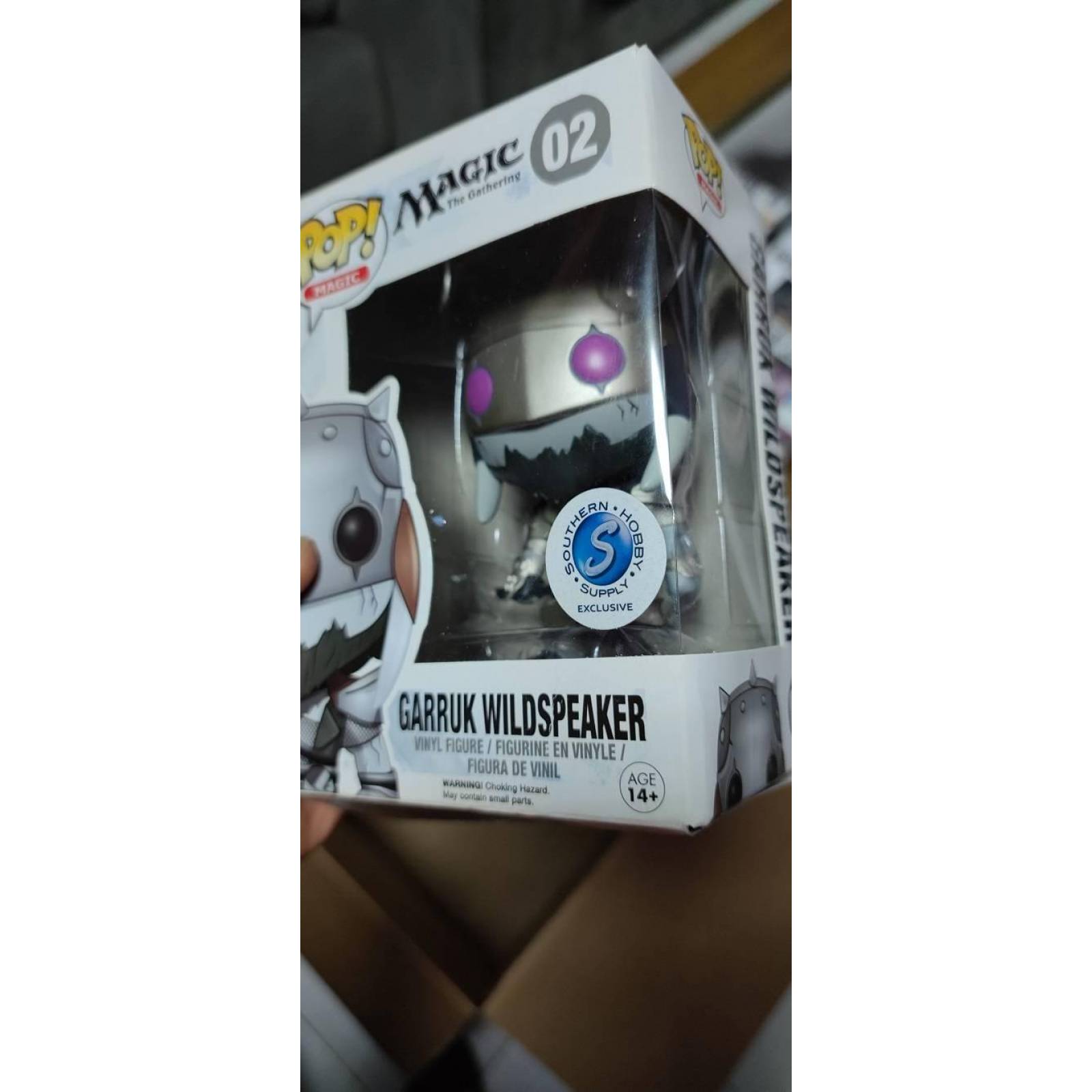 Funko Pop Magic Garruk Wildspeaker 02 Exclusive DAÑO 