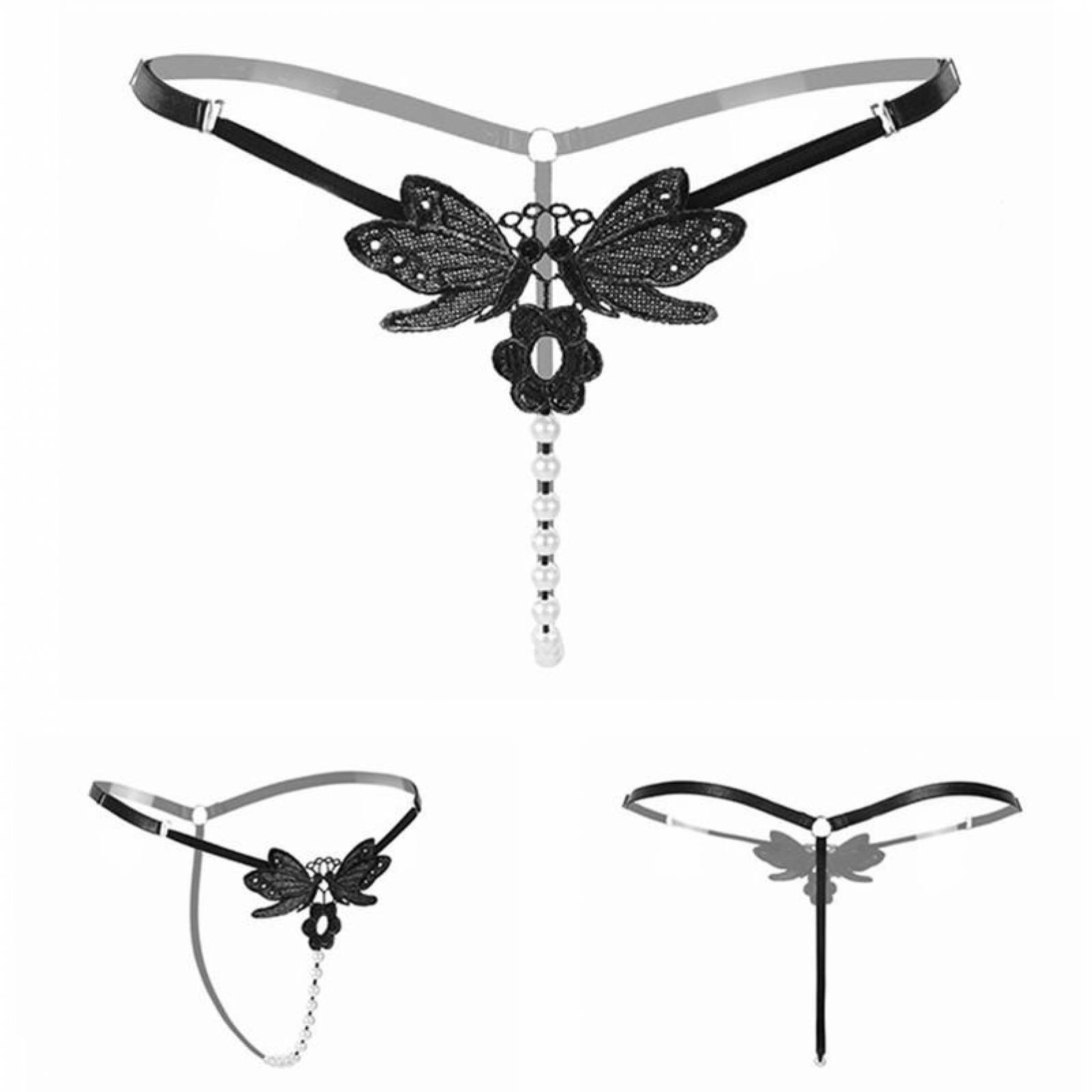 Tanga Sexy Perlas Mujer Erótica Moda 