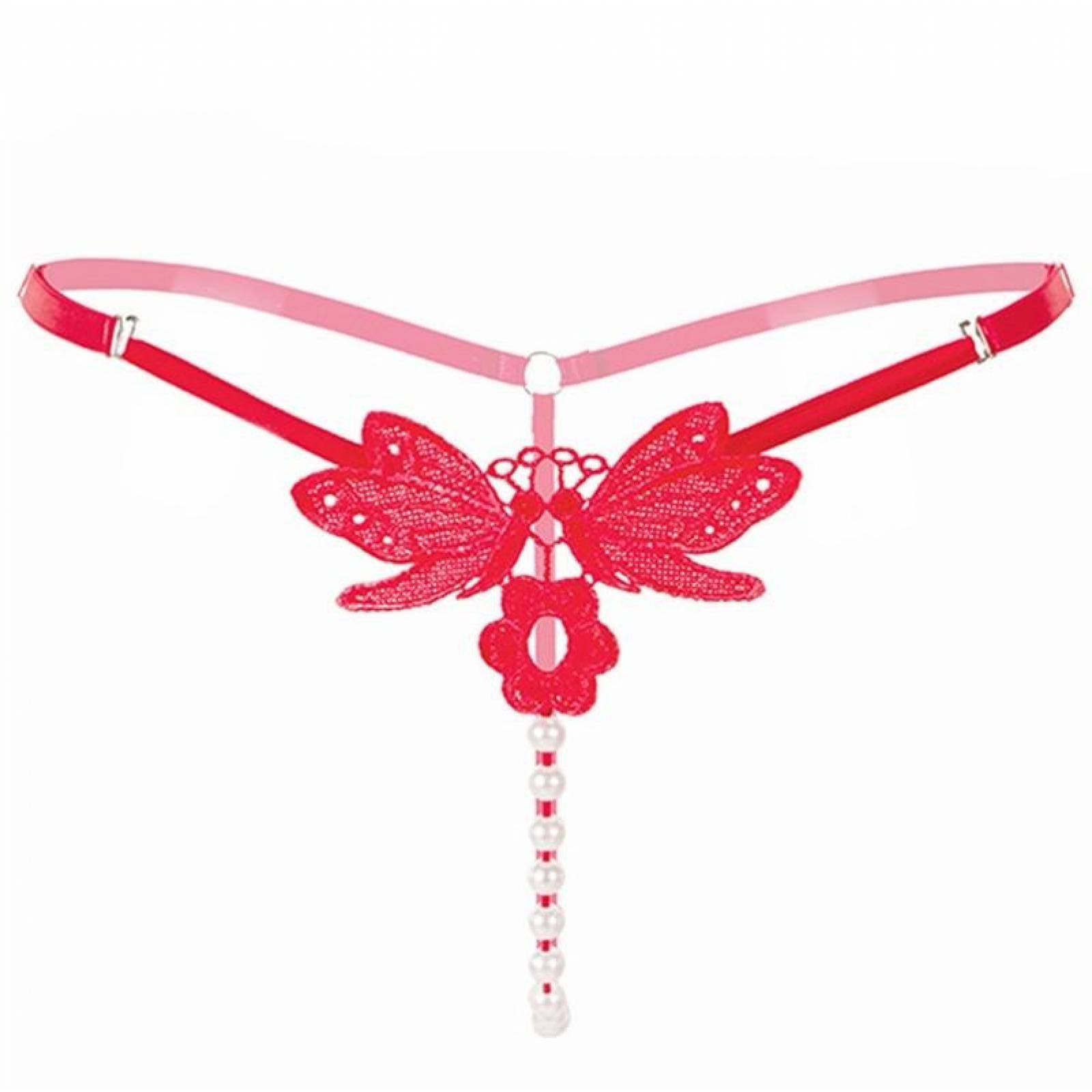 Tanga Sexy Perlas Mujer Erótica Moda 
