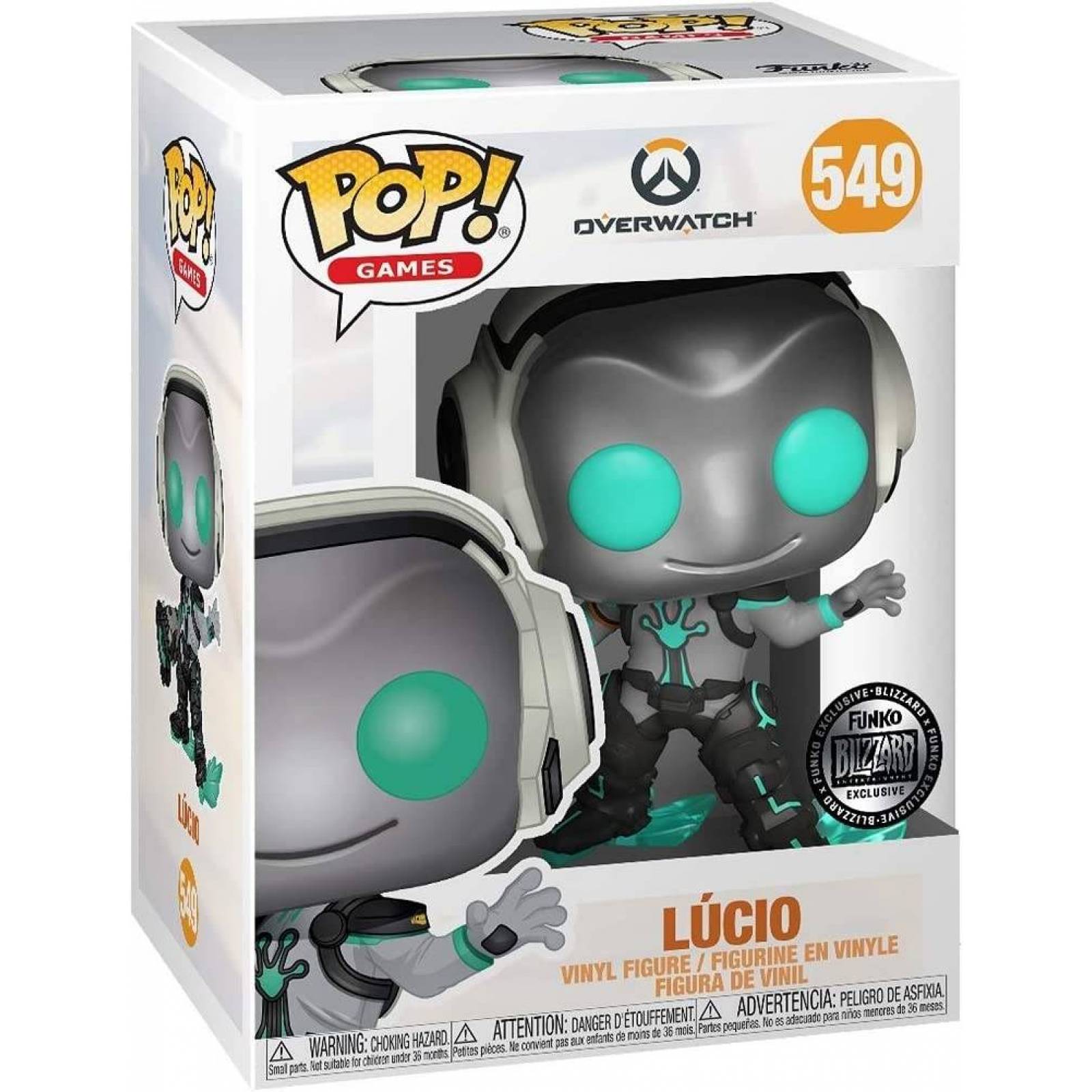 Funko Pop Overwatch Lucio 549 Exclusive Blizzard