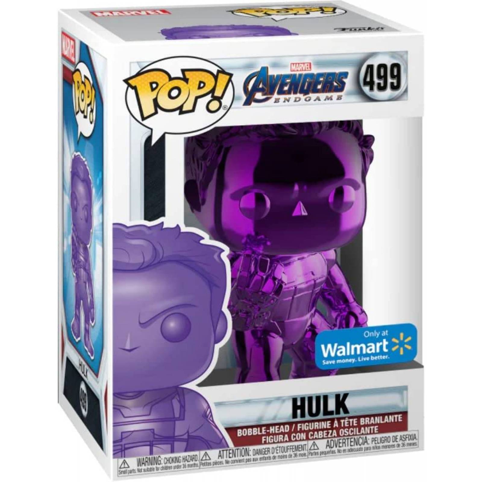 Funko Pop Avengers Hulk 499 Walmart Morado
