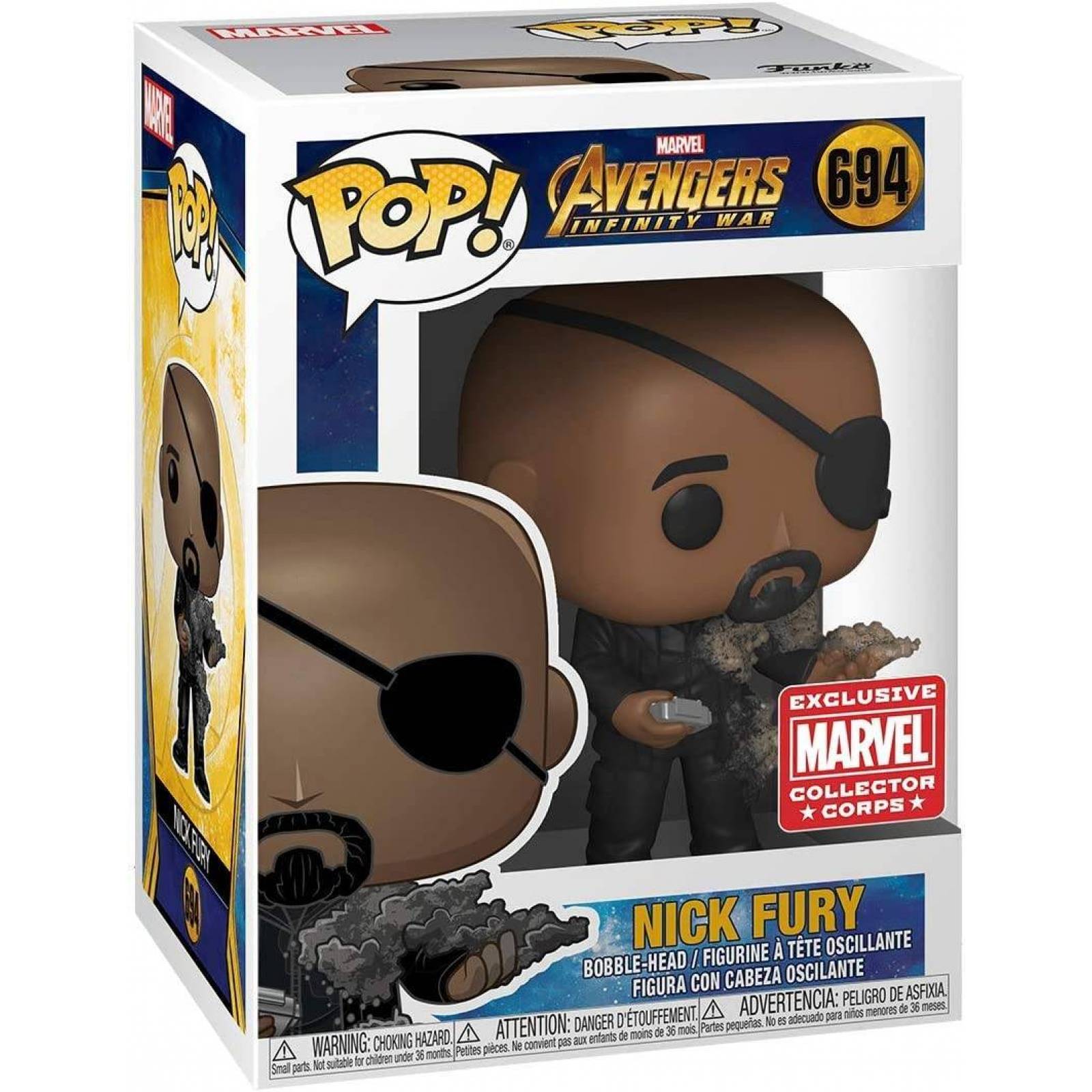 Funko Pop Avengers Nick Fury 694 Marvel Exclusive