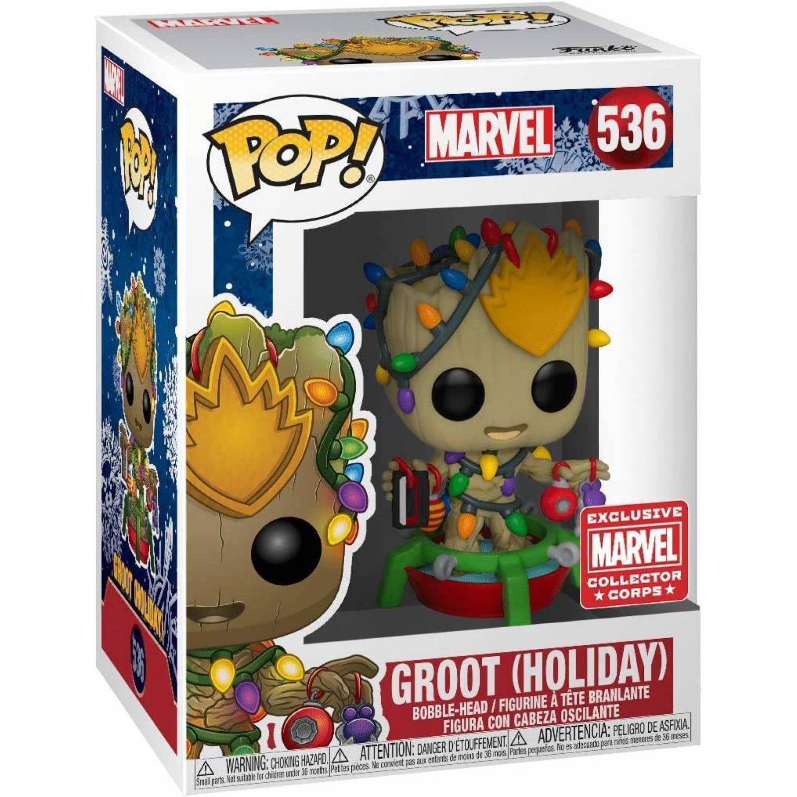 Funko Pop Marvel Groot Holiday 536 Marvel Exclusive
