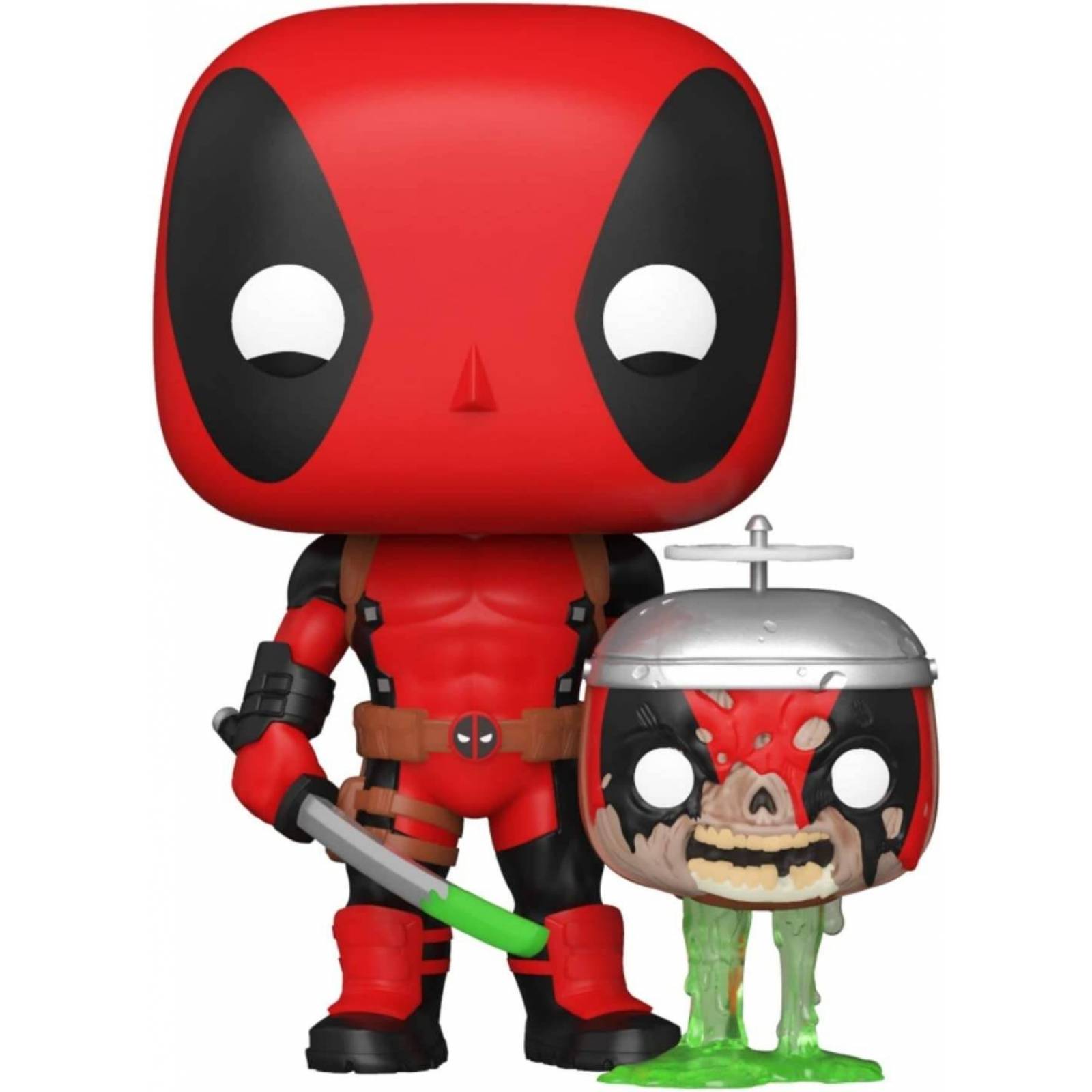 Funko Pop Marvel Zombies Deadpool With Headpool 667 Marvel Exclusive
