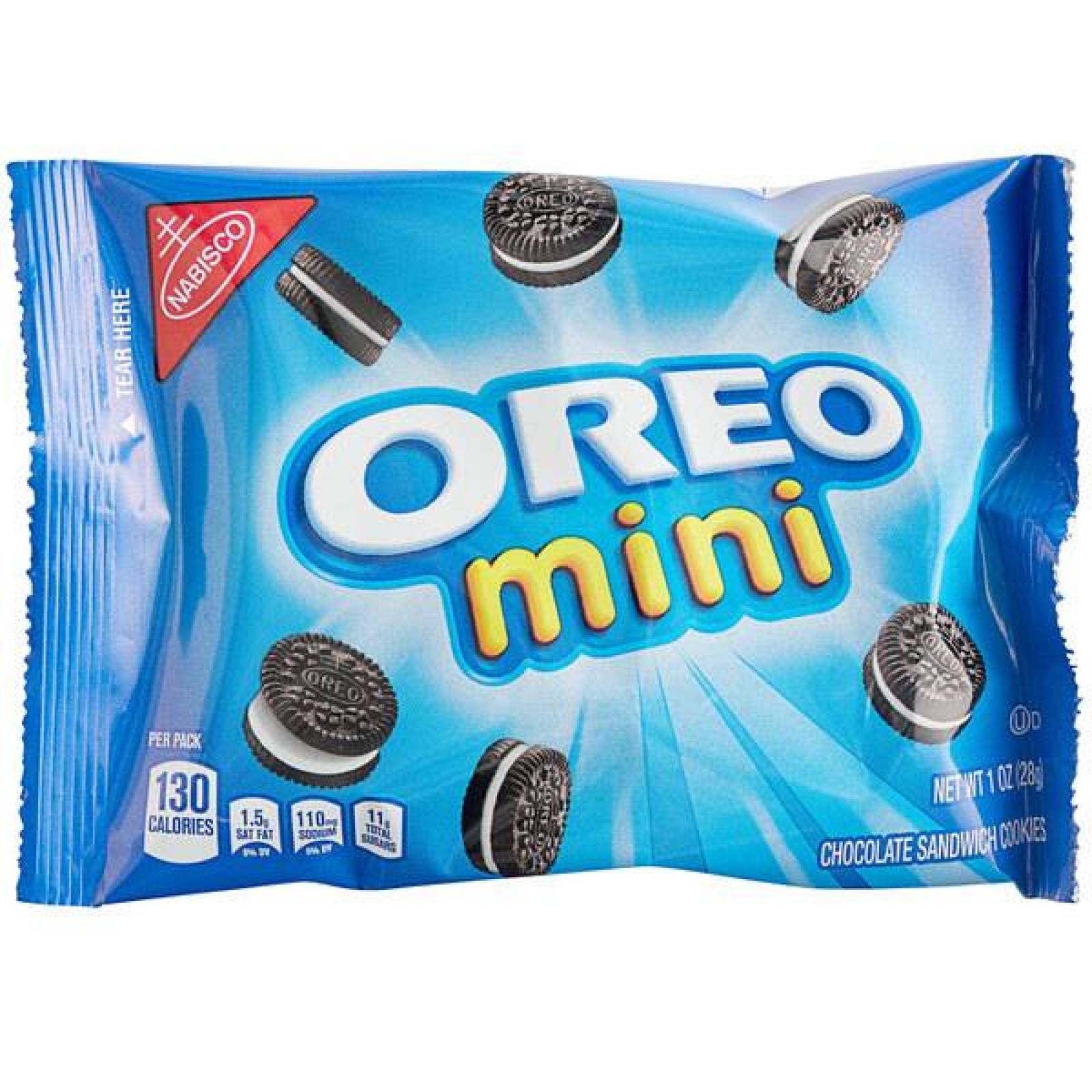 Oreo Mini Galletas Del Emparedado Del Chocolate 12 Paquetes