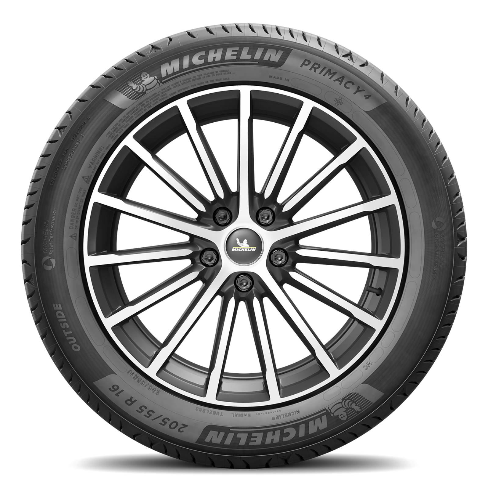 Paquete 2 llantas 205/55R16 MICHELIN PRIMACY 4+ 94V