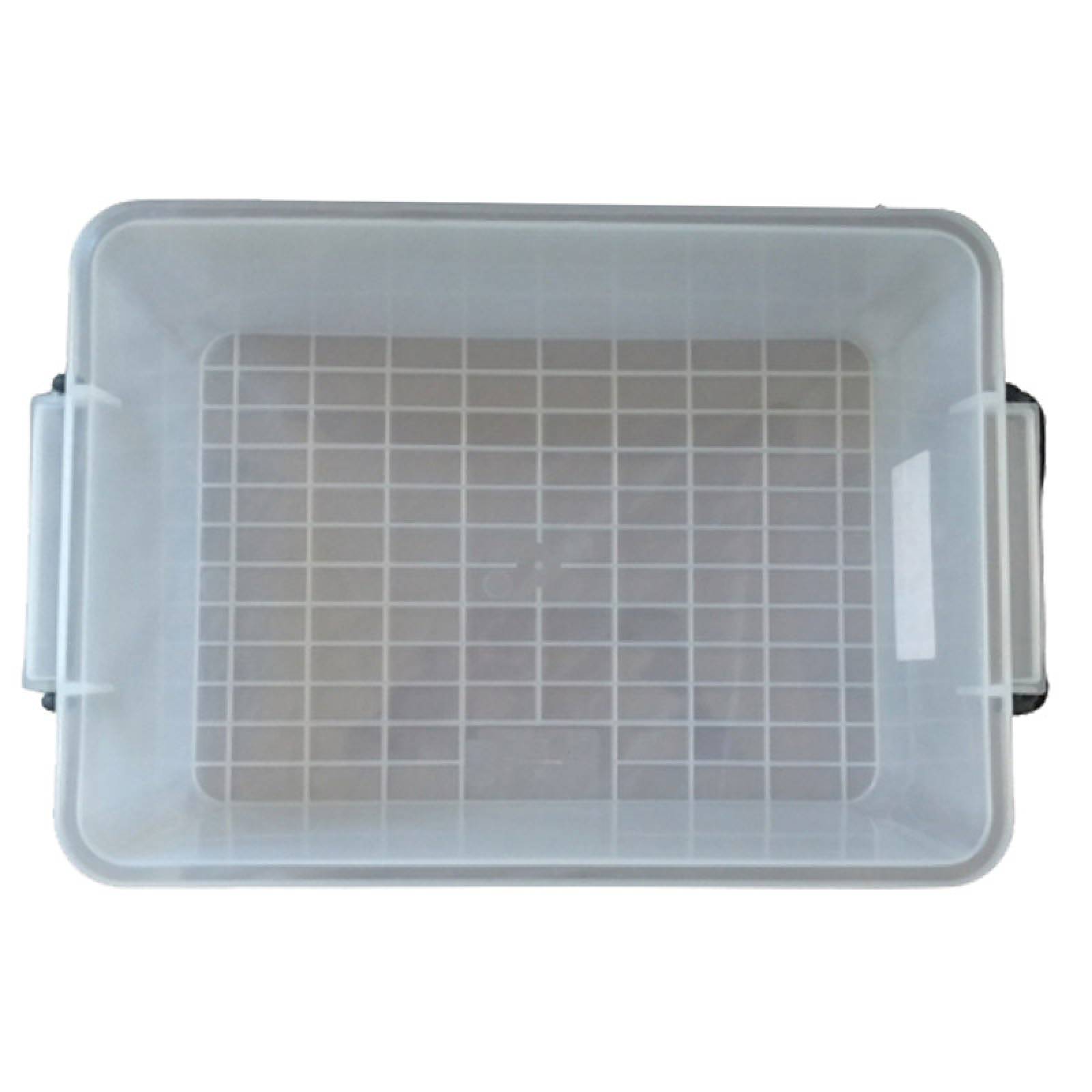 4 Cajas de Plastico 18 litros Tapa Rosa - Peyo