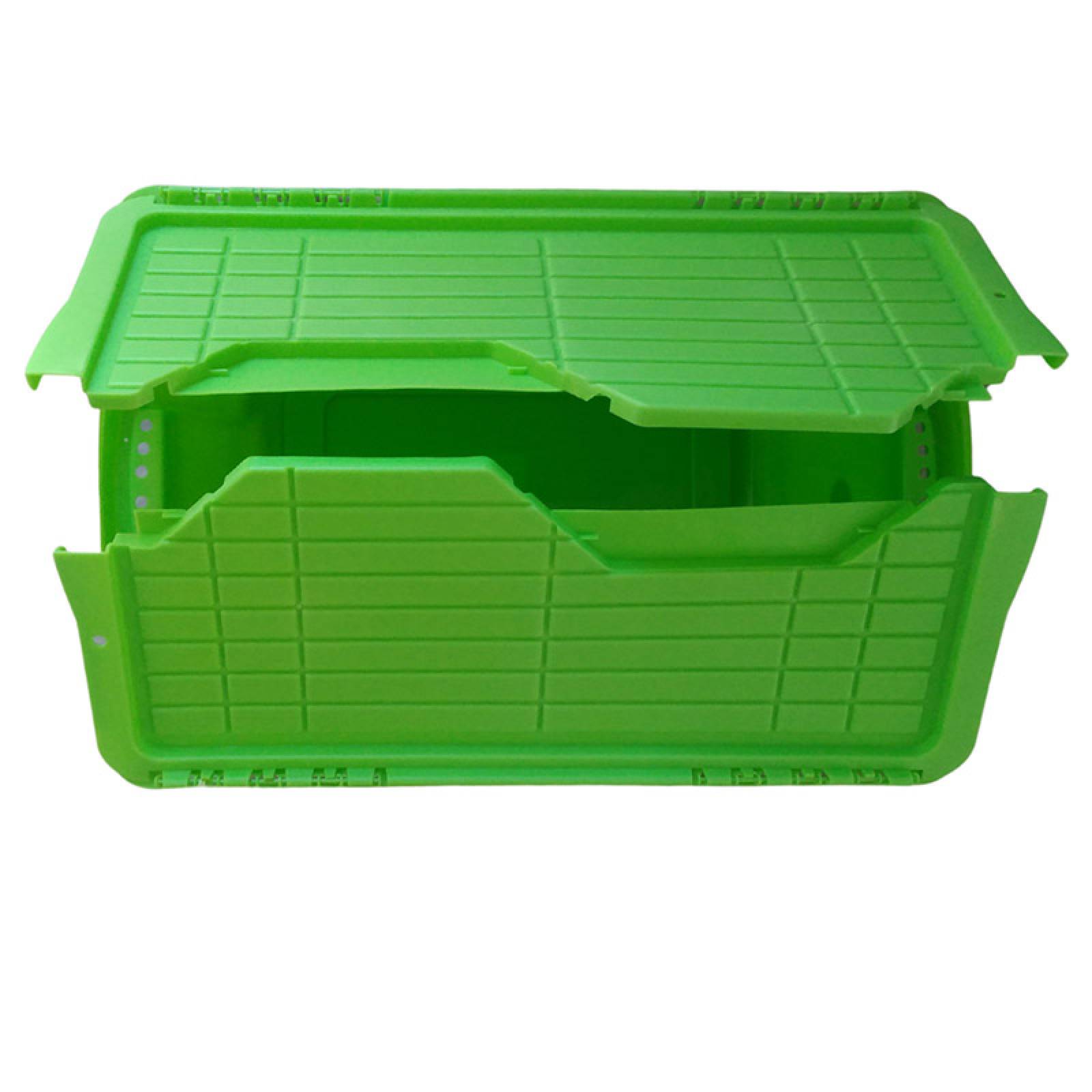 2 Cajas de Plastico 50 litros Verde - Peyo