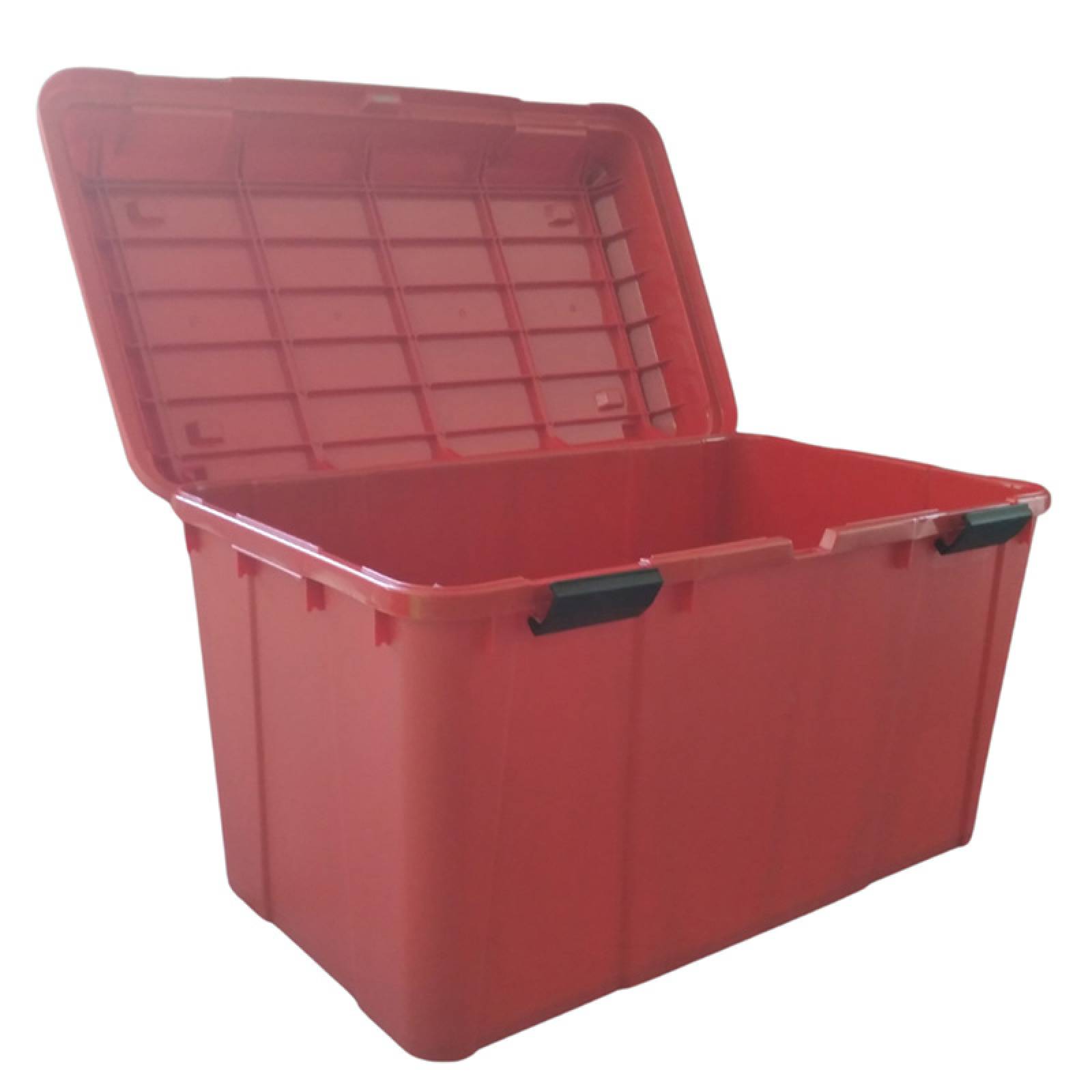 2 Cajas de Plastico 130 litros Roja Hercules - PEYO