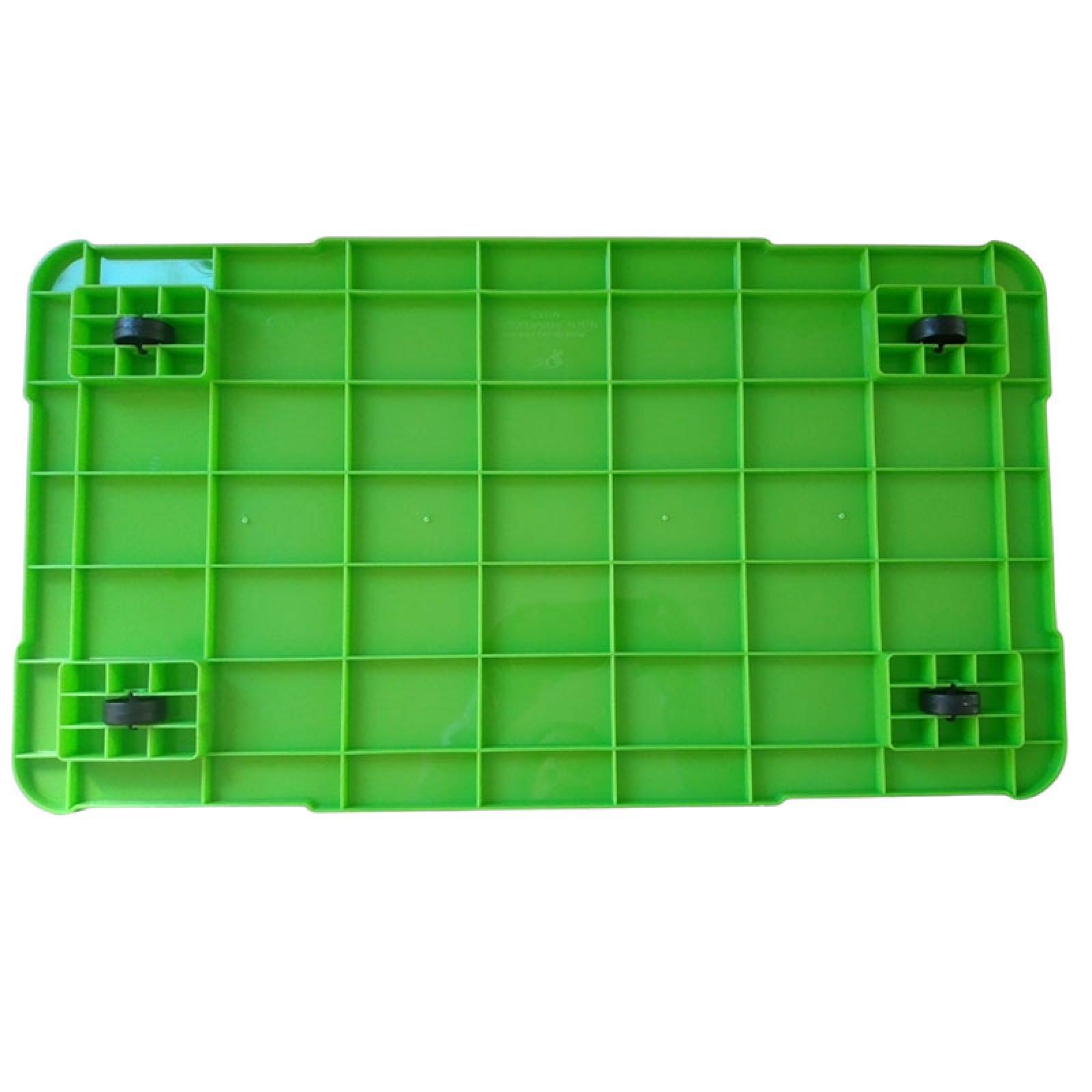 4 Cajas de Plastico 130 litros Verde Hercules - PEYO