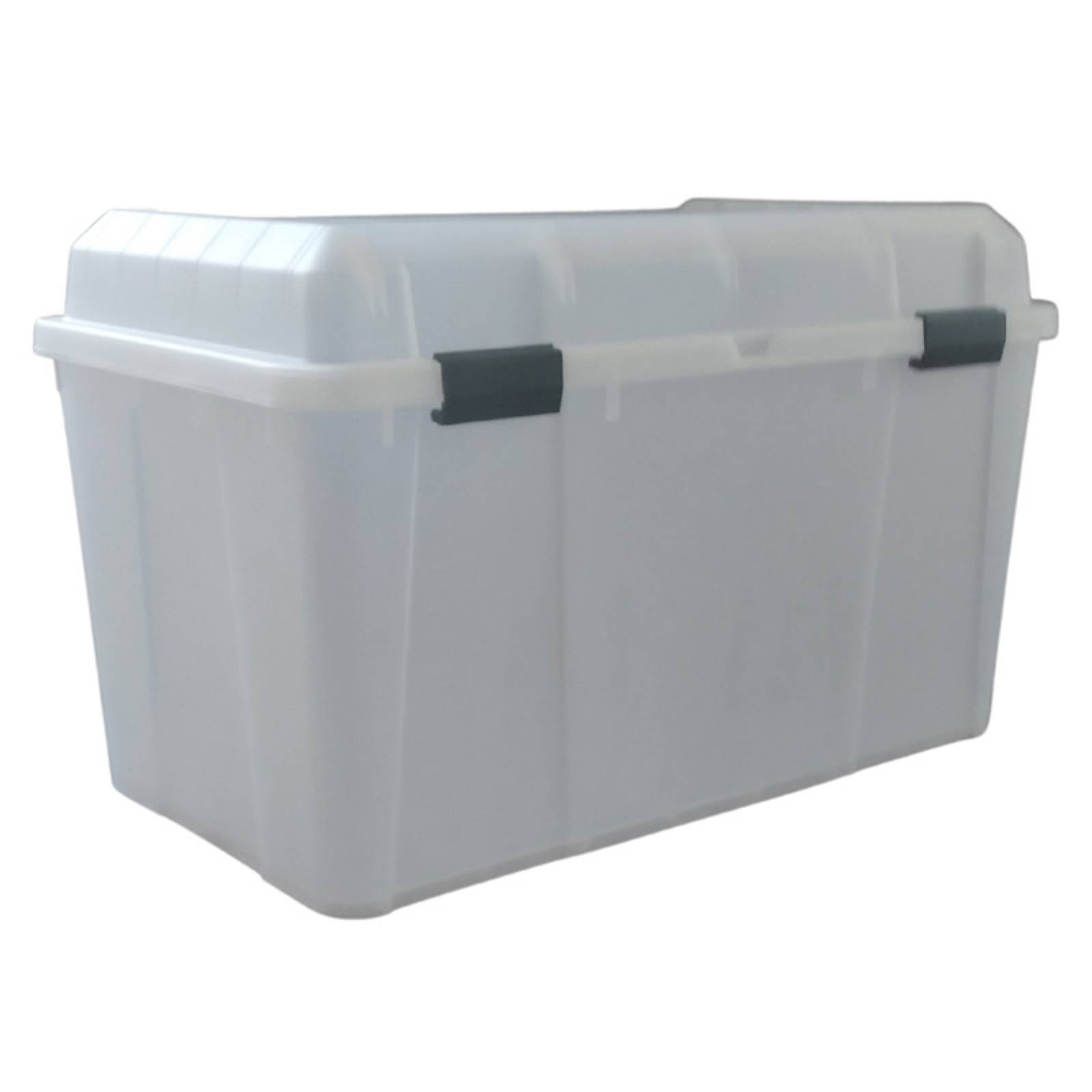 2 Cajas de Plastico 130 litros Transparente Hercules - PEYO