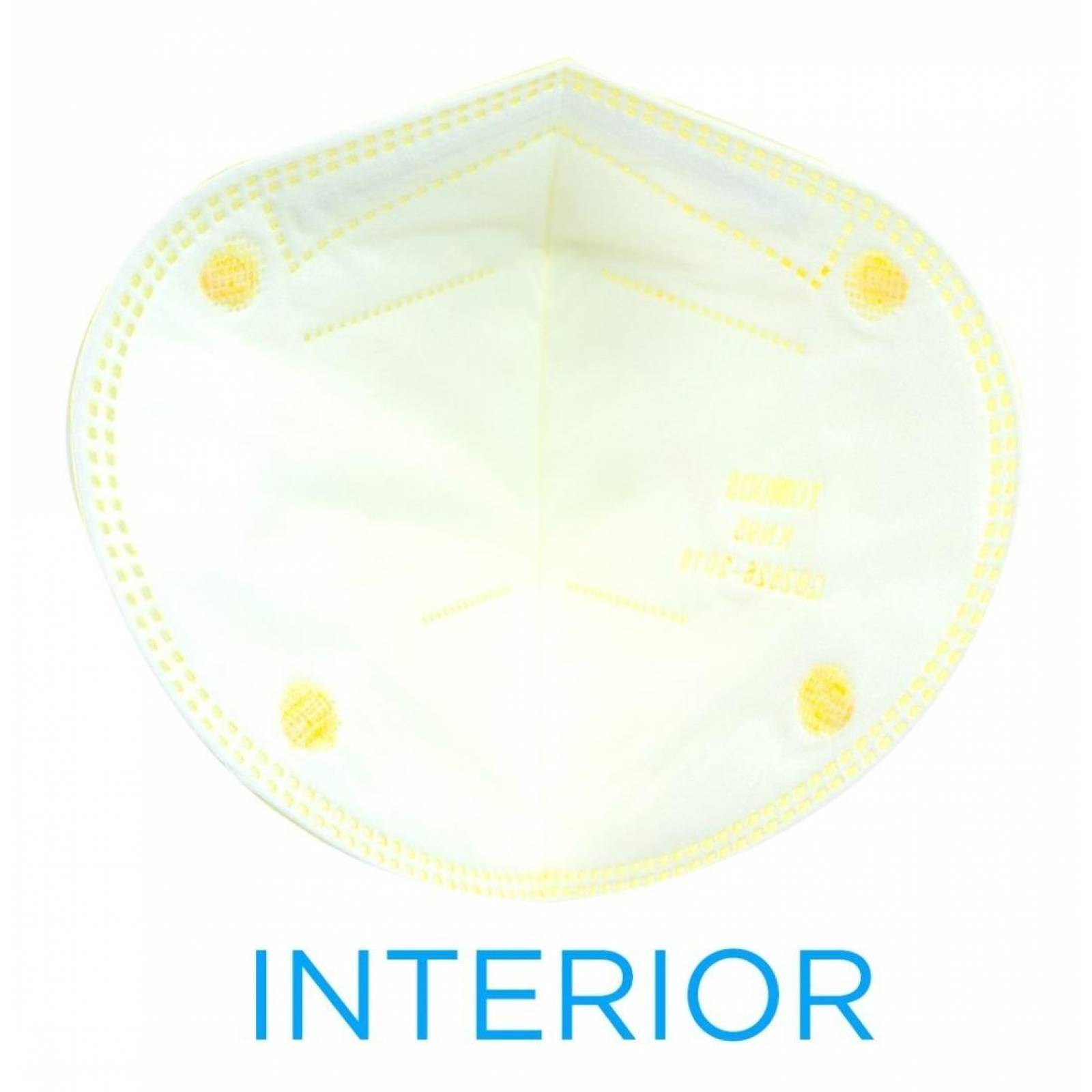 Kn95 Mascarillas Cubrebocas Lavables Caja10pz Colores Tomods Amarillo