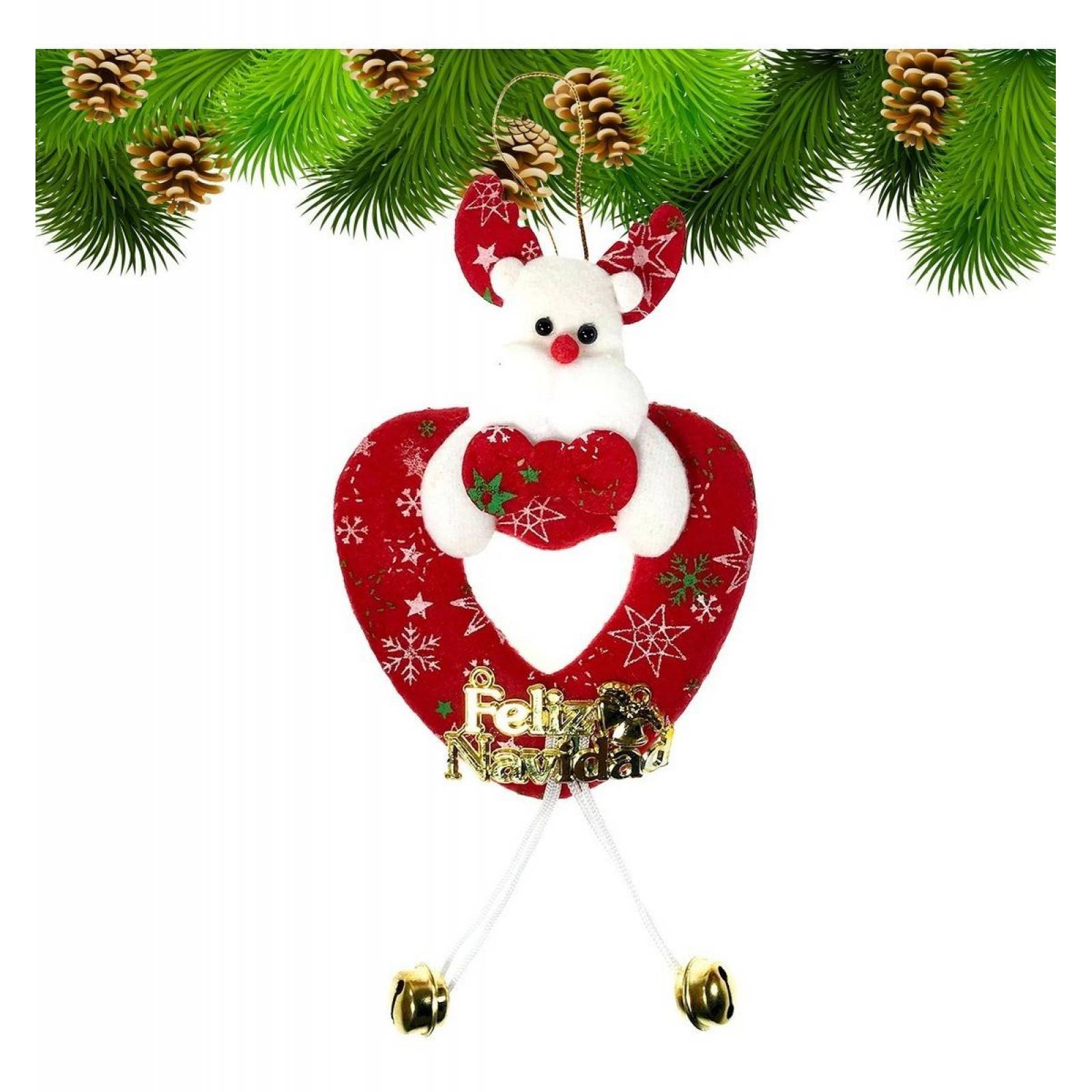 Adornos Navideños Para Arbol Navidad Muñecos Colgantes 8pzs 